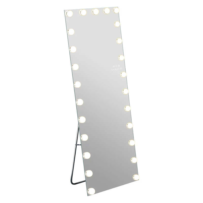Hollywood Vanity Mirror - Full Length Vanity Mirror with 25 Dimmable LED Bulbs VNT-18075-JM-WHT