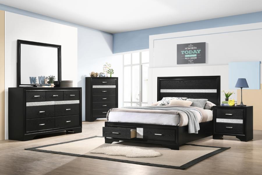 Miranda 4-piece Full Storage Bedroom Set