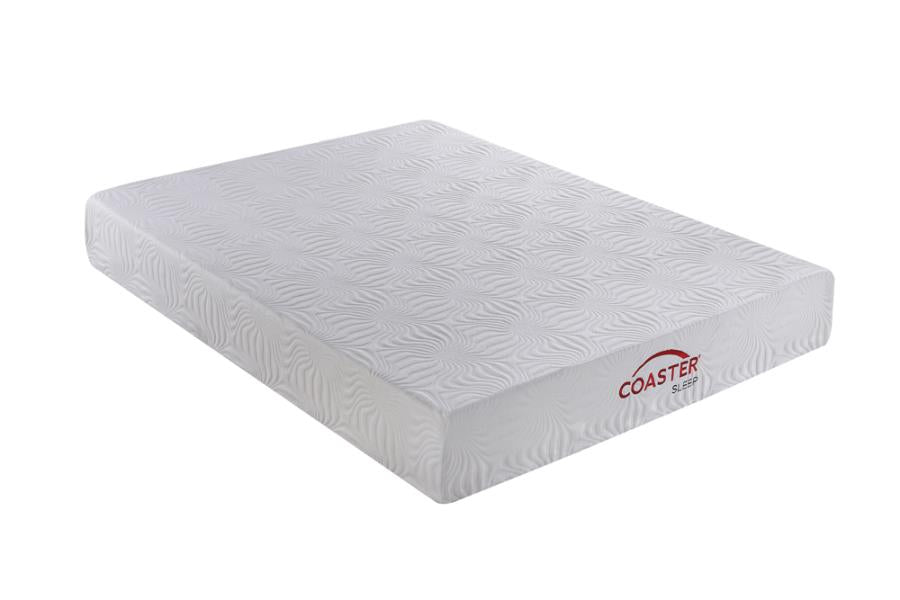 Key 10" Memory Foam Mattress White- 350064