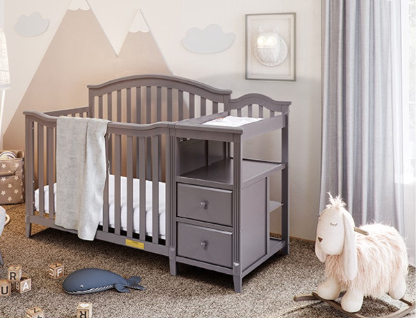 Kali 4-in-1 Convertible Crib and Changer-4566 Kali