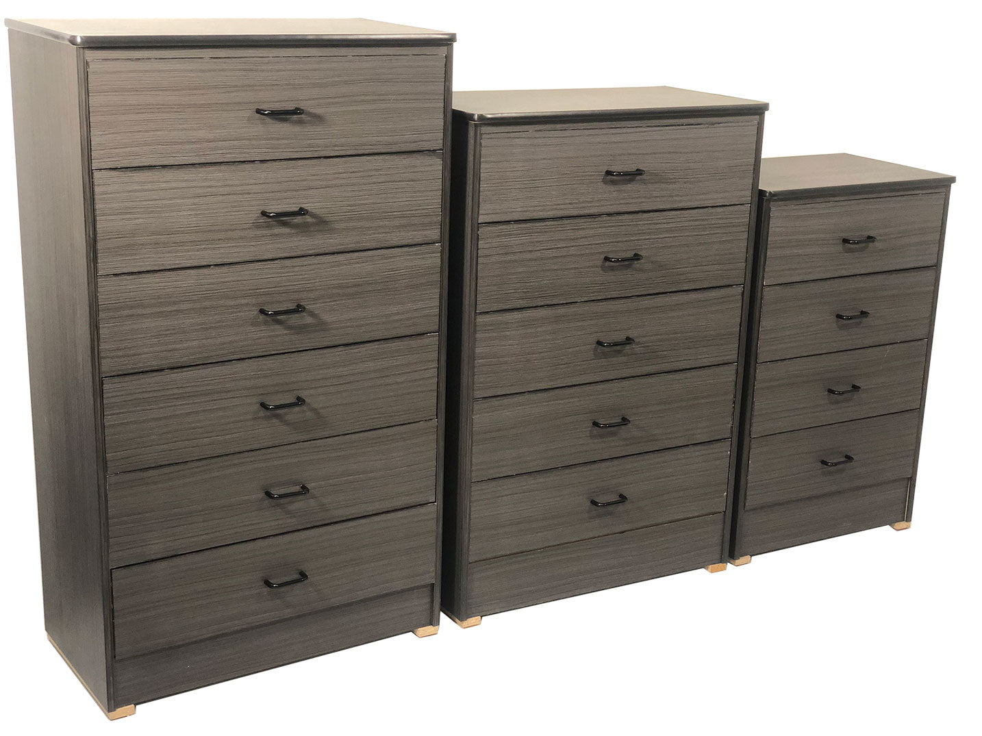 Affordable Grey Chest - 4, 5, & 6 Drawers option Affordable Grey Chest - 4, 5, & 6 Drawers option