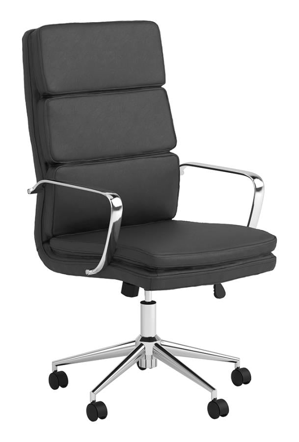 Ximena High Back Upholstered Office Chair Black - 801744