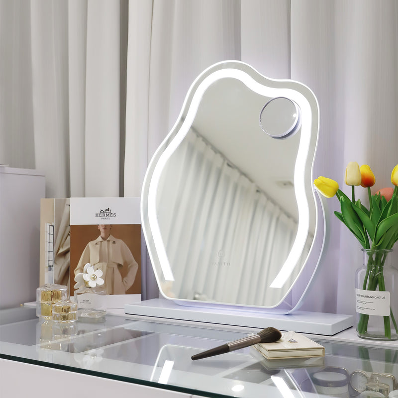Hollywood Vanity Mirror Cloud LED Mirror VNT-4555-CloudR-WHT