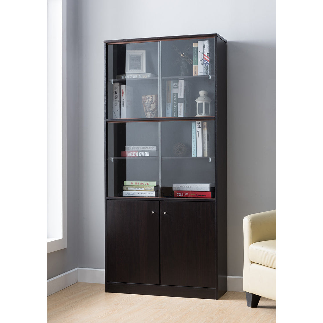 BC888-RC | BOOKCASE (BOX 1; 2; 3) - RED COCOA