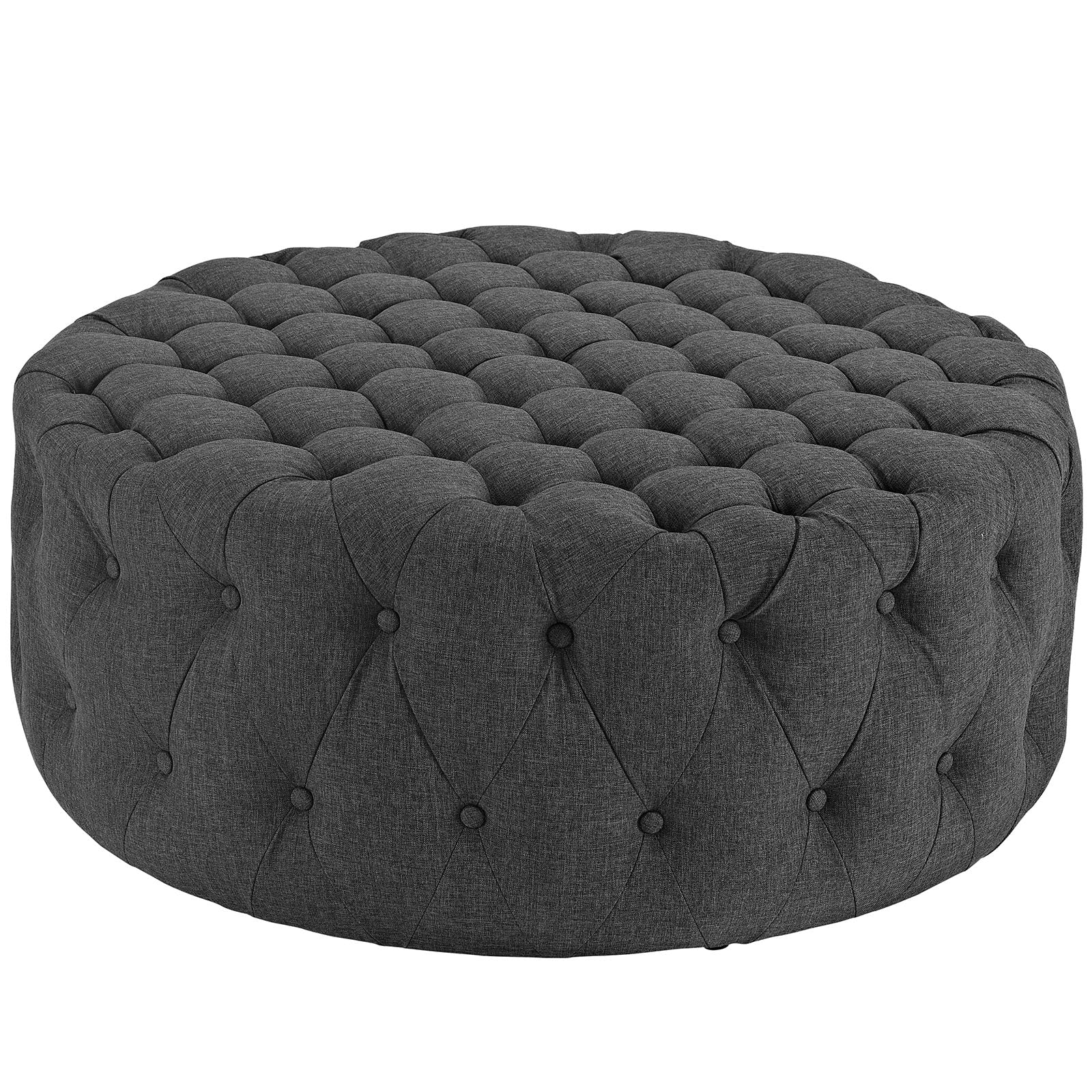 Modway Amour Upholstered Fabric Ottoman