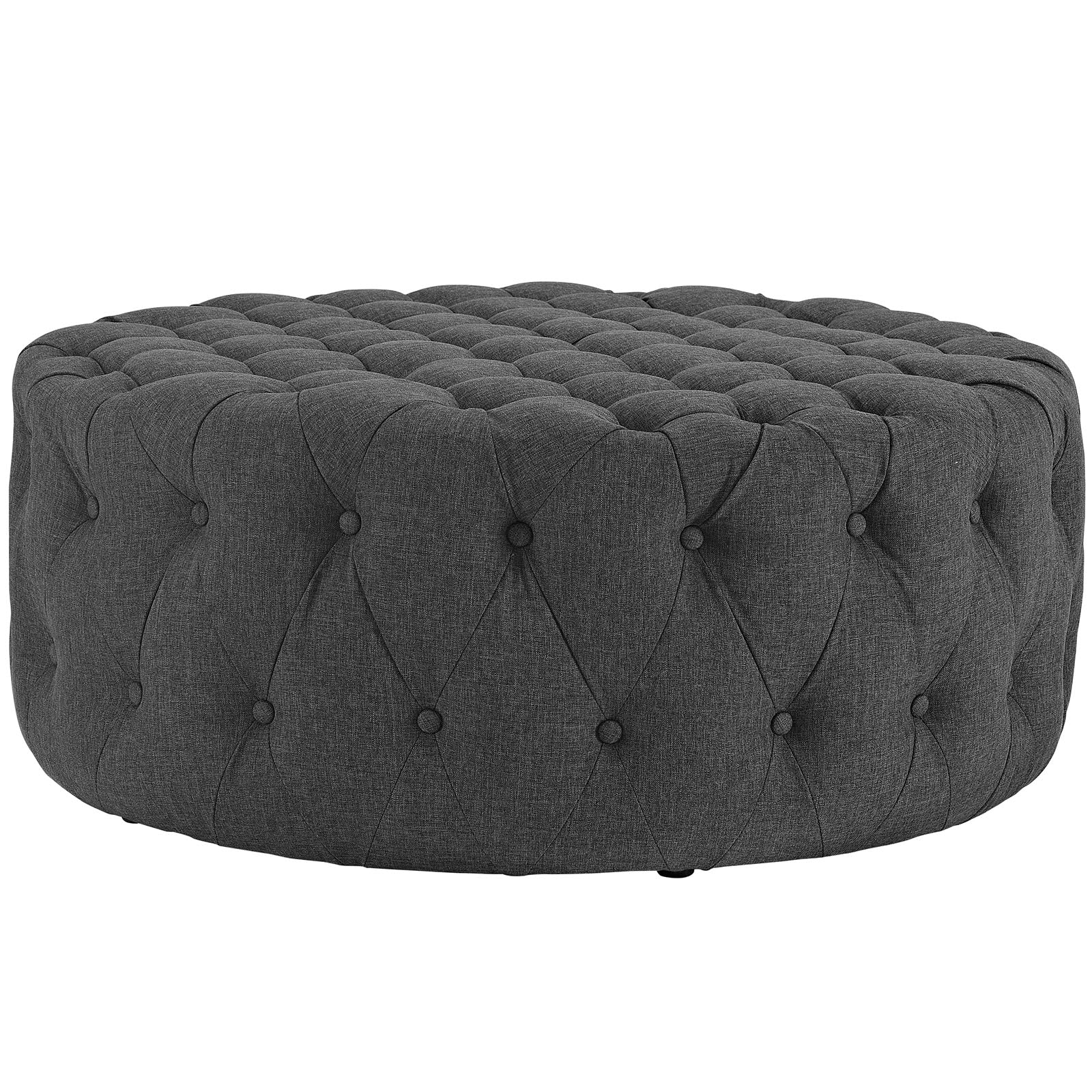Modway Amour Upholstered Fabric Ottoman