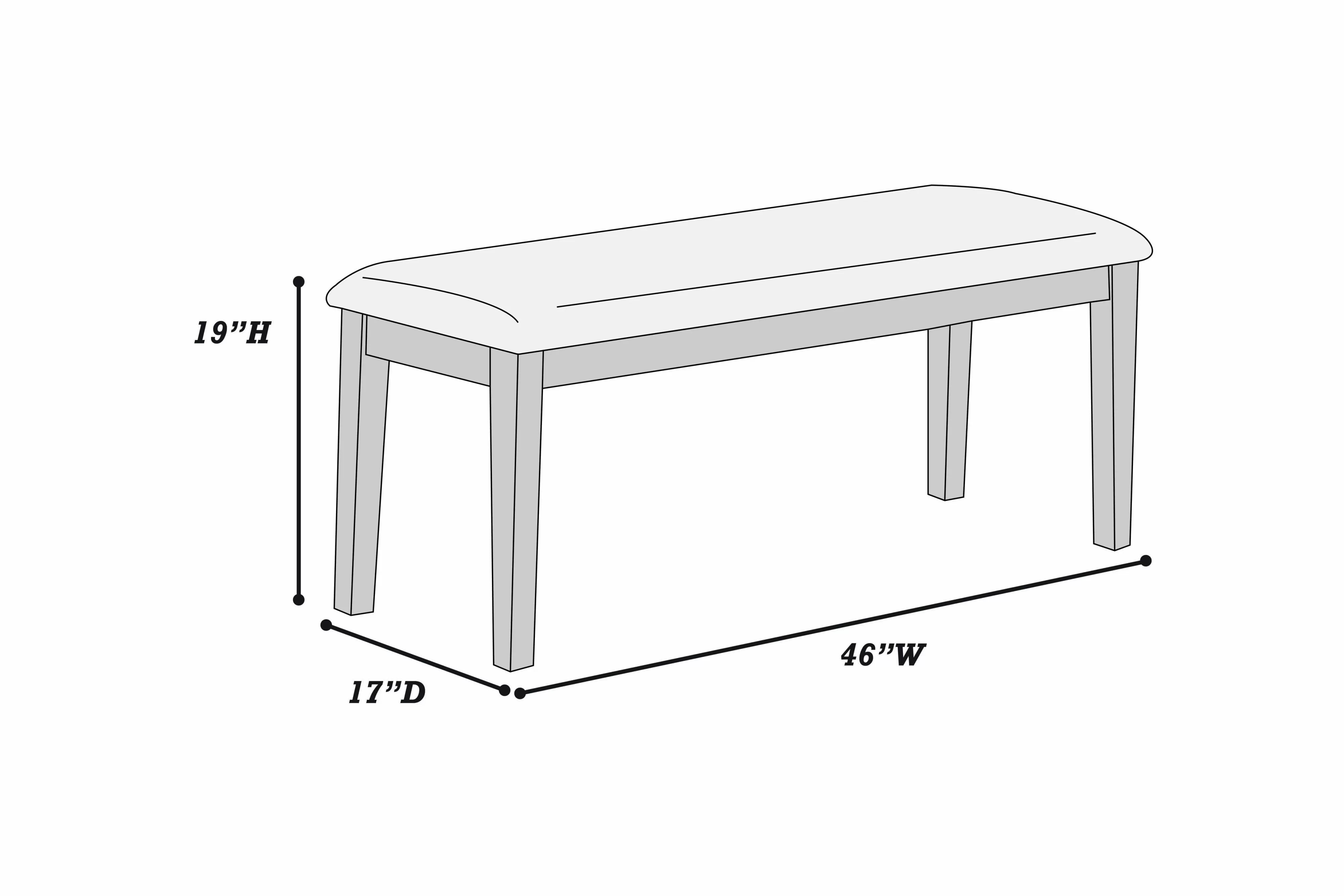 Dining Bench || F1929
