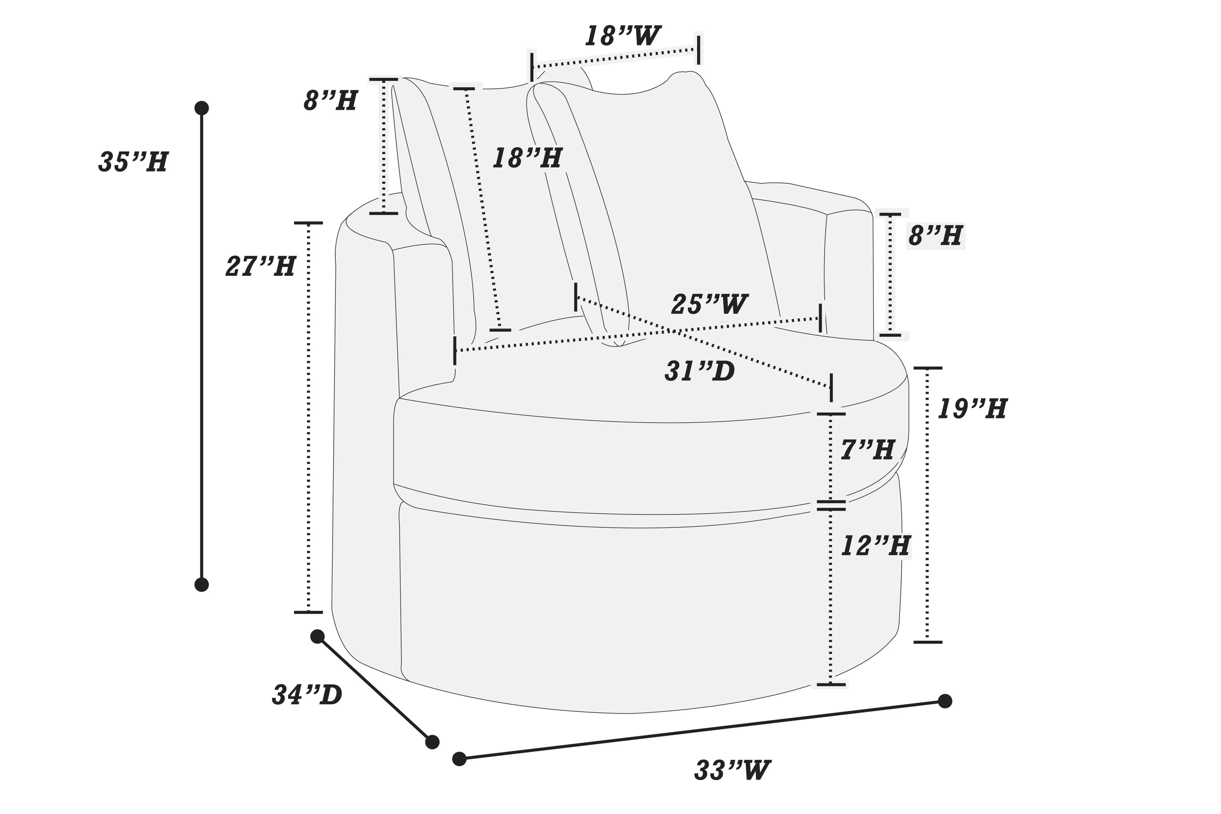 Accent Chair || F1941 / F1942