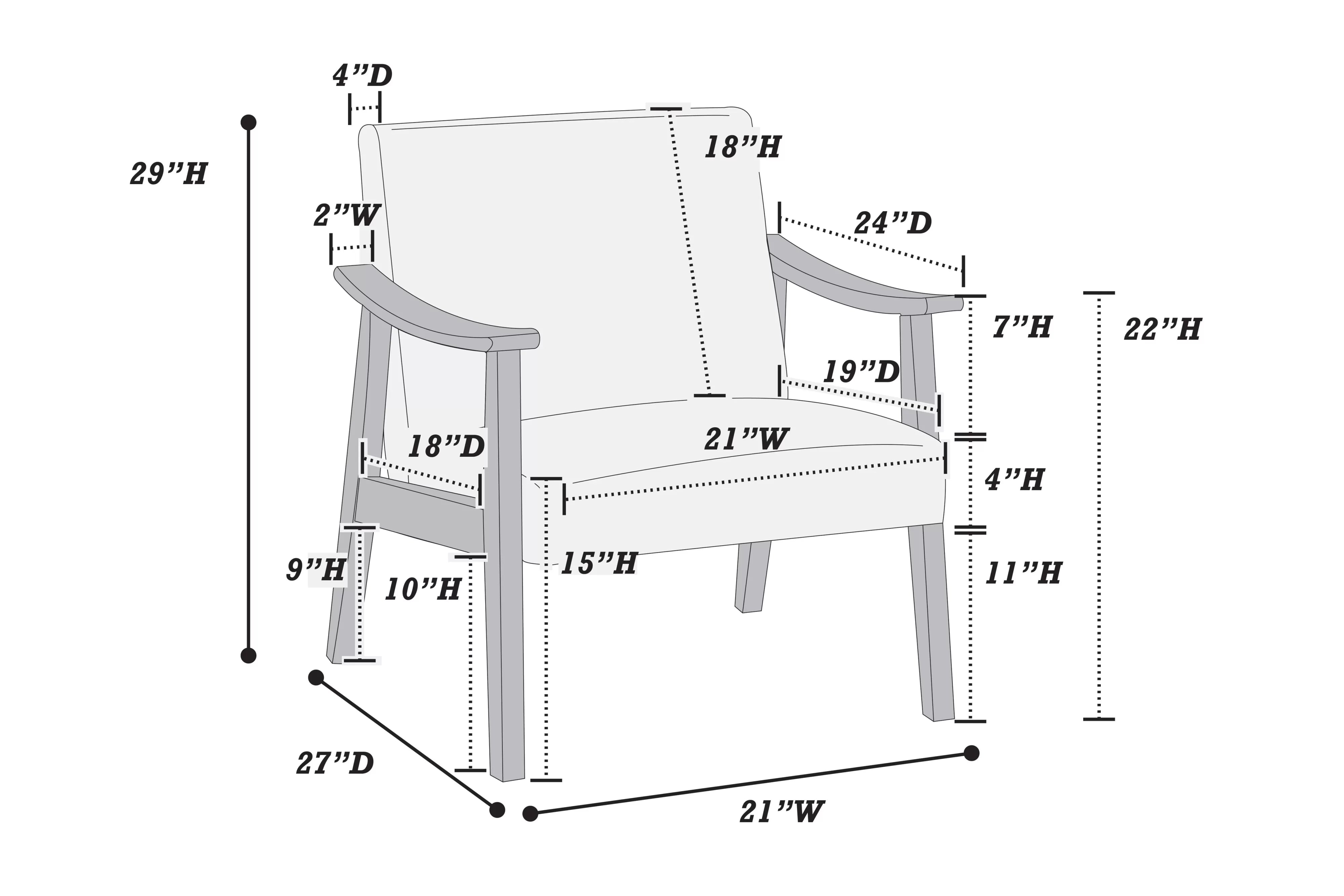Accent Chair || F1947 / F1948