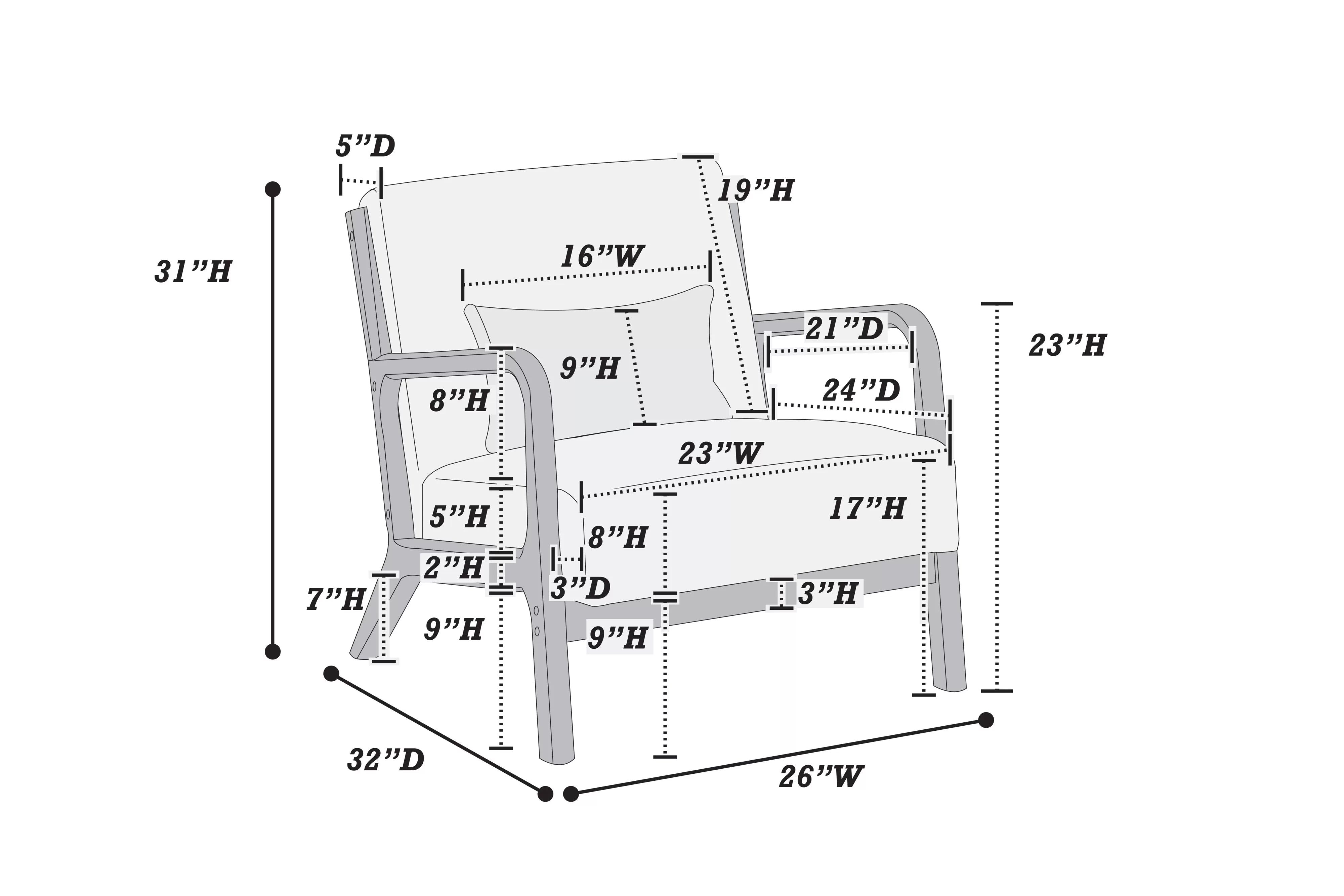 Accent Chair || F1949 / F1950