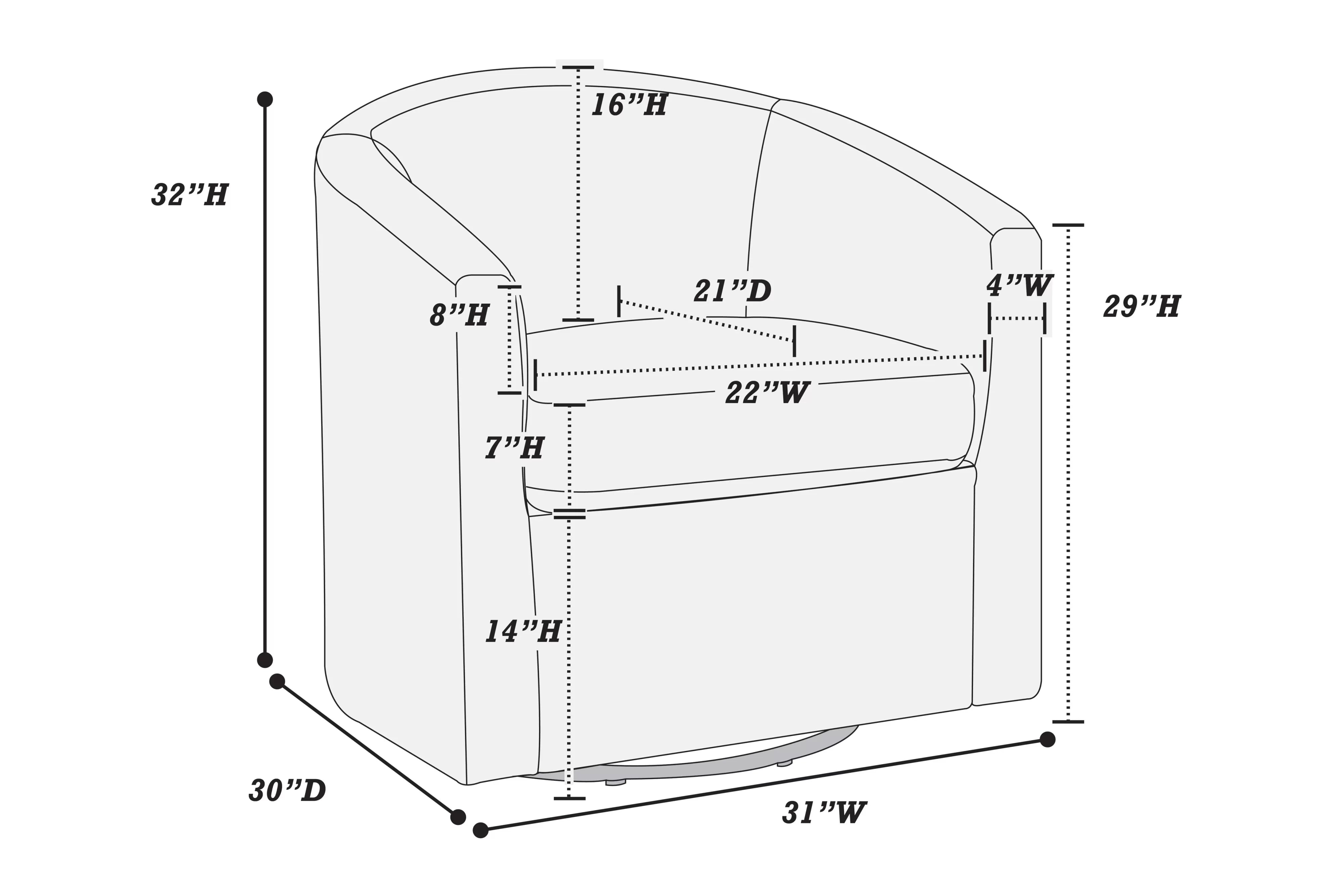 Accent Chair || F1951 / F1952