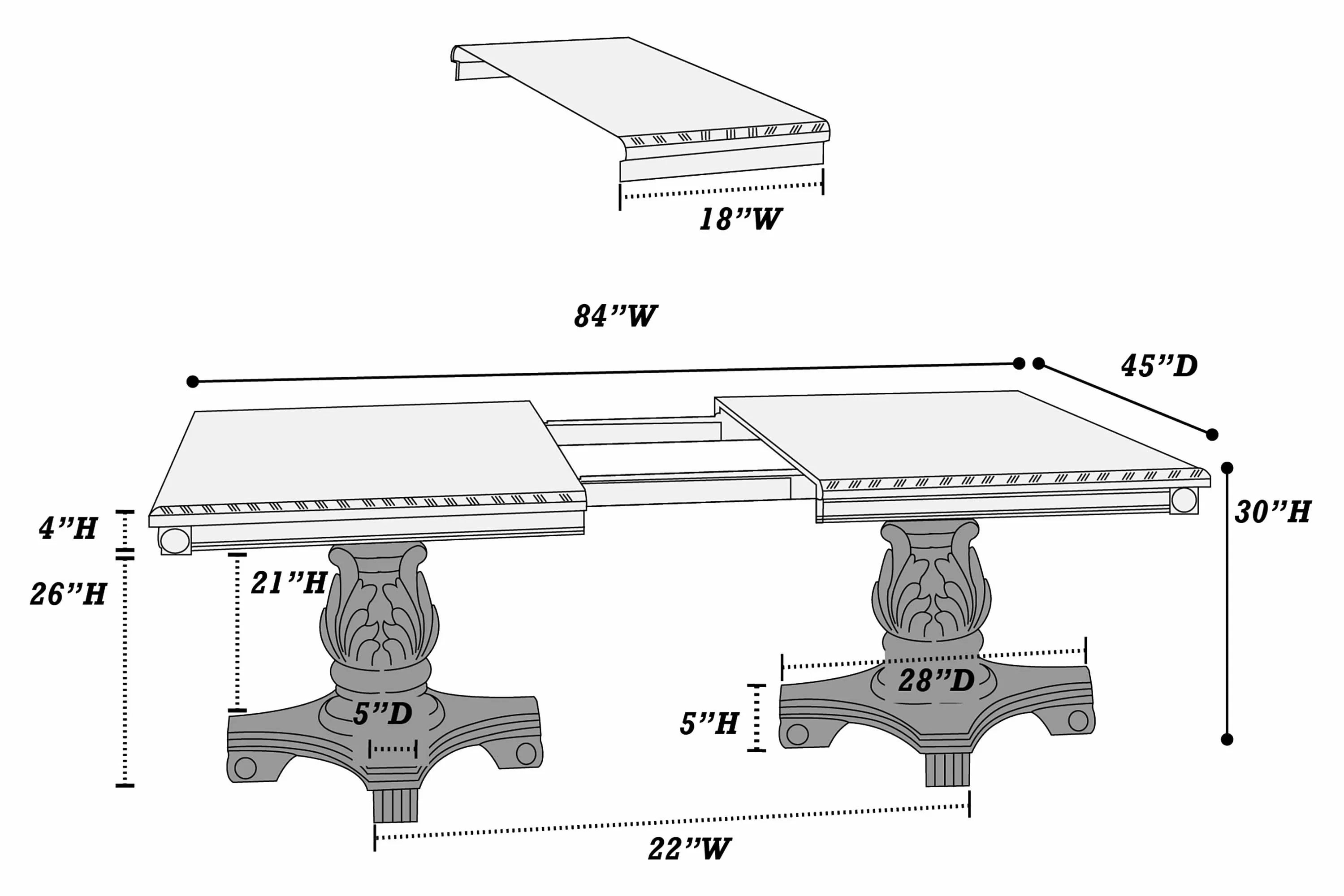 Dining Table || F2182