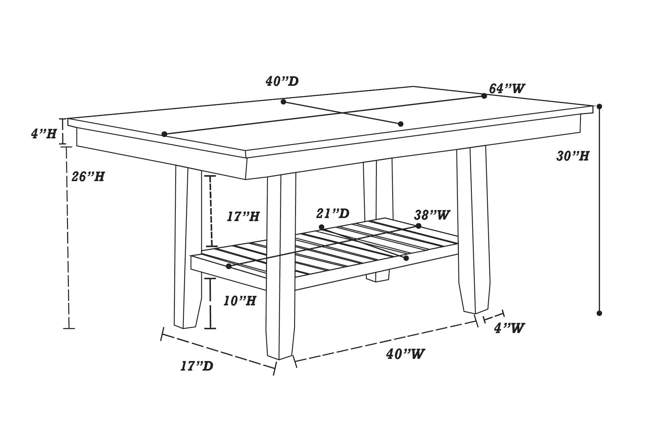 Dining Table || F2438