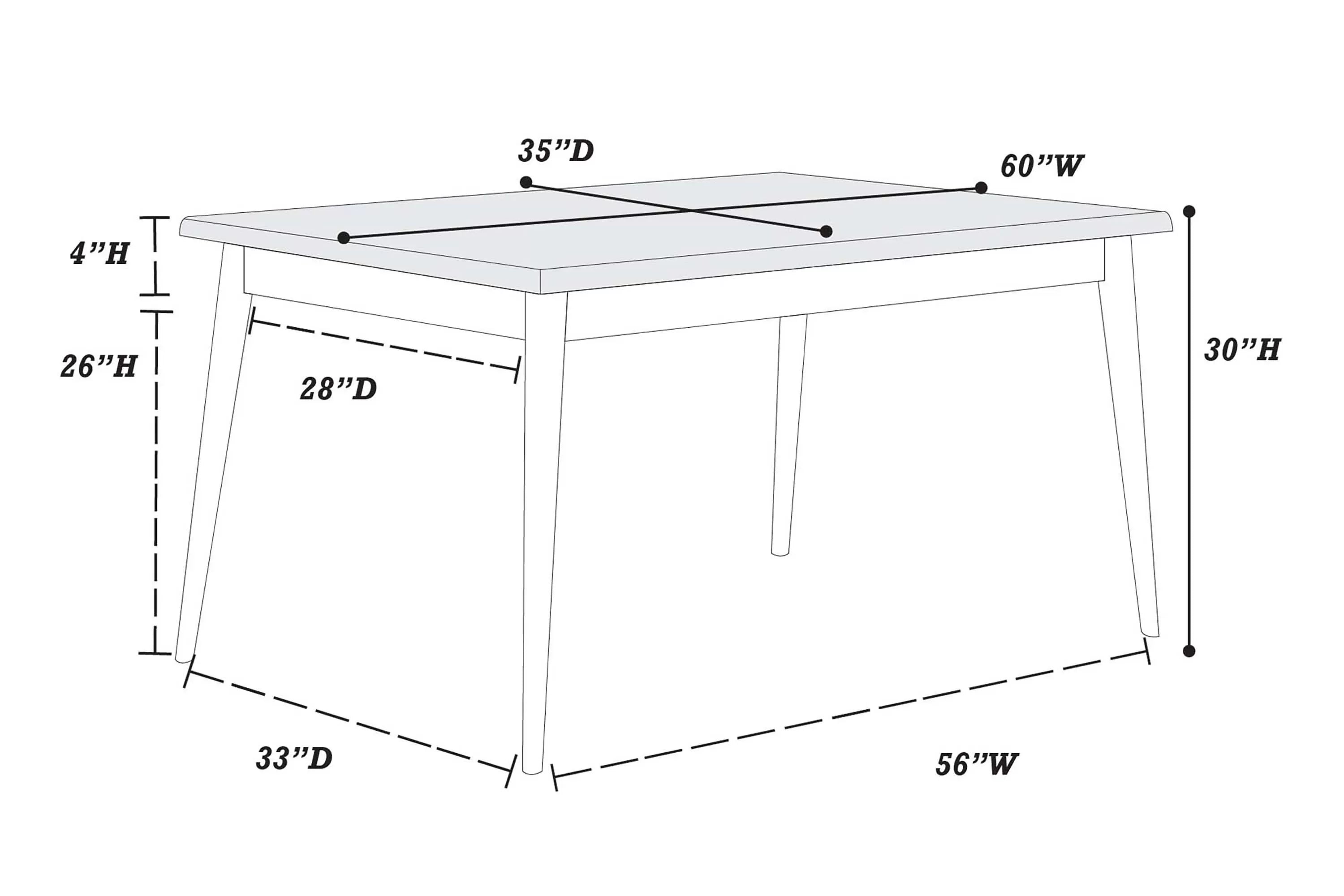 Dining Table || F2496