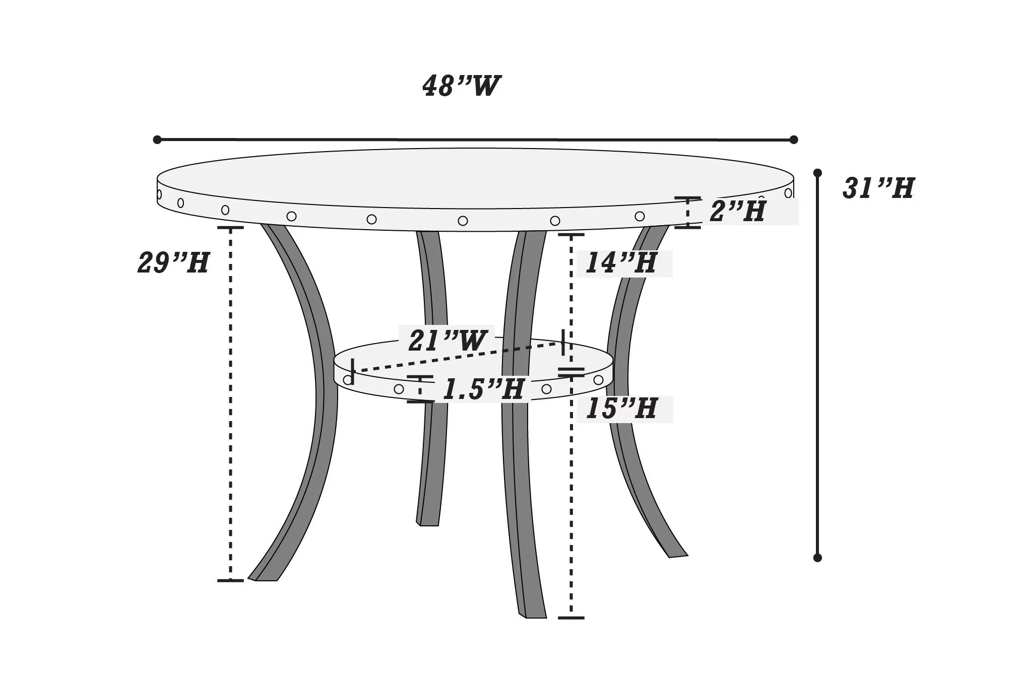 Dining Table || F2516