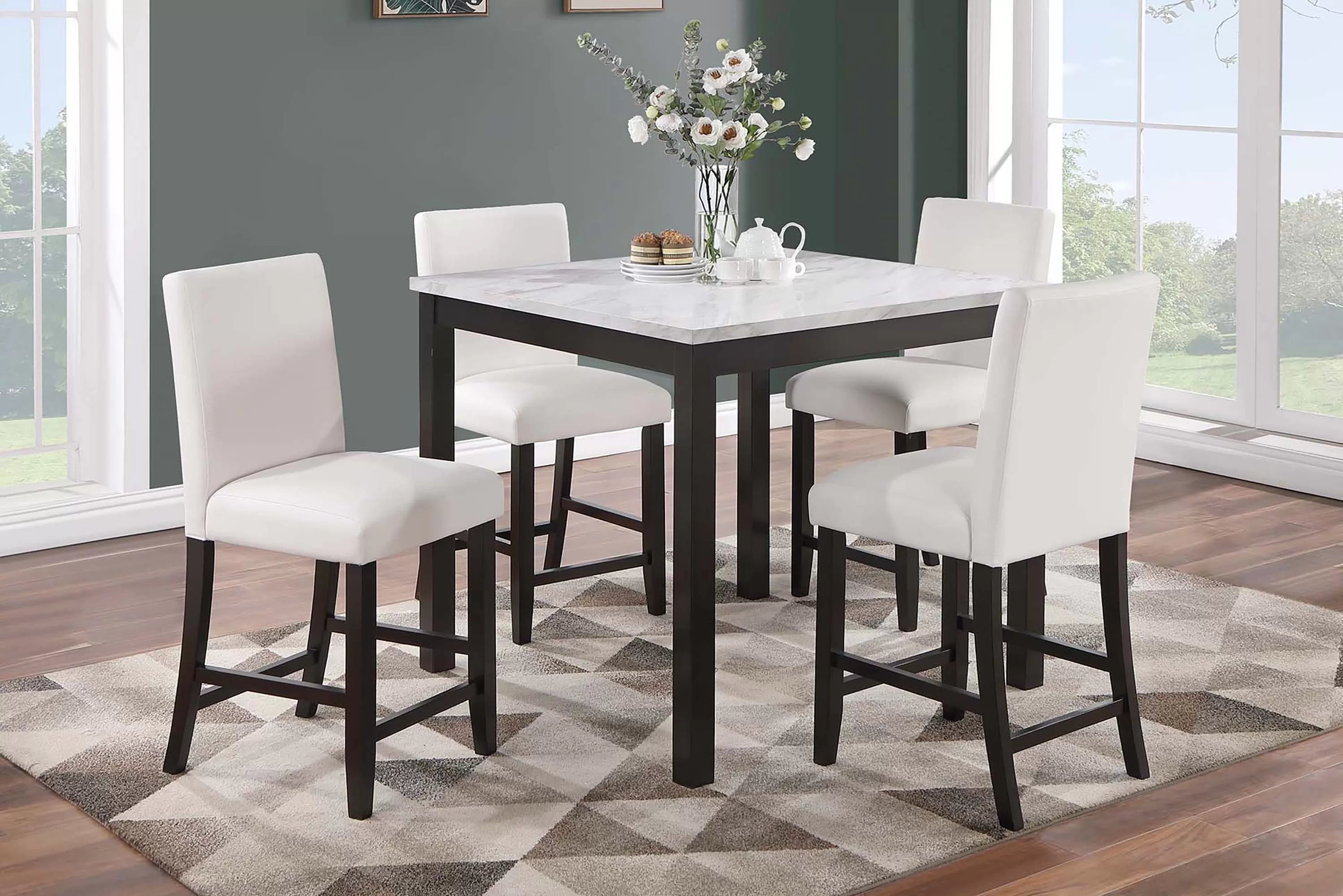 5-Pcs Counter Height Dining Set || F2615 / F2617