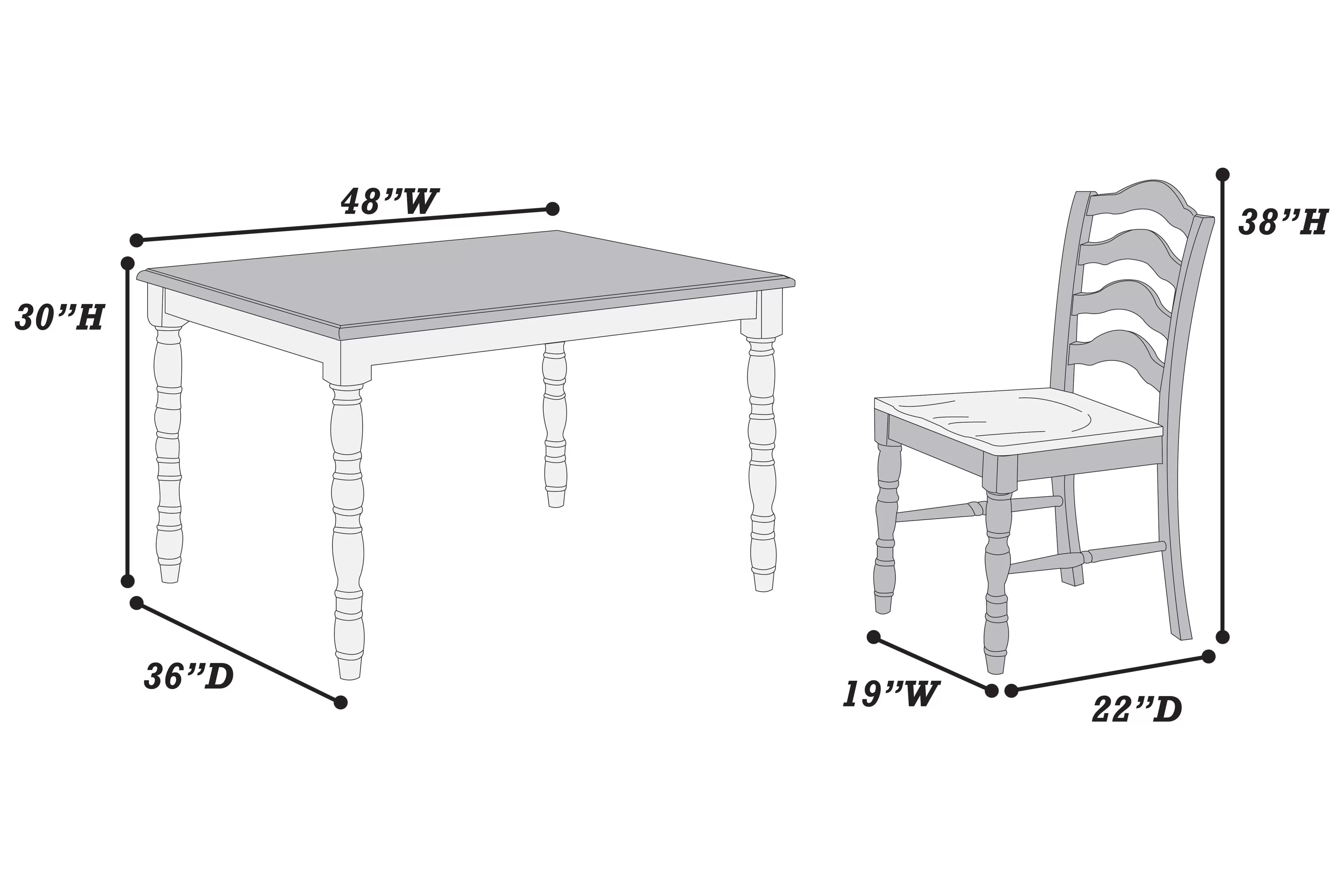 5-Pcs Dining Set|| F2632