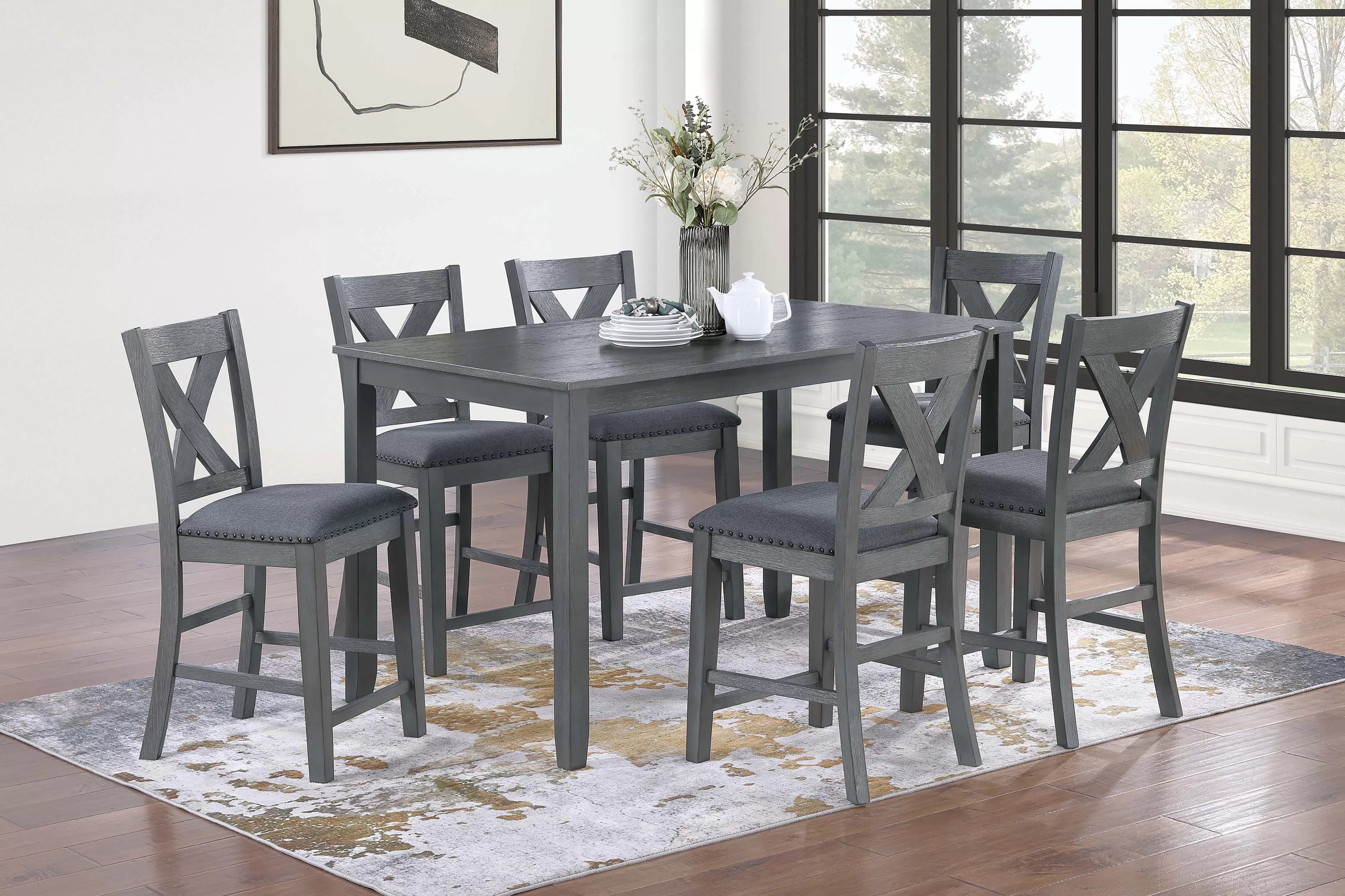 7-Piece Counter Height Dining Set || F2639