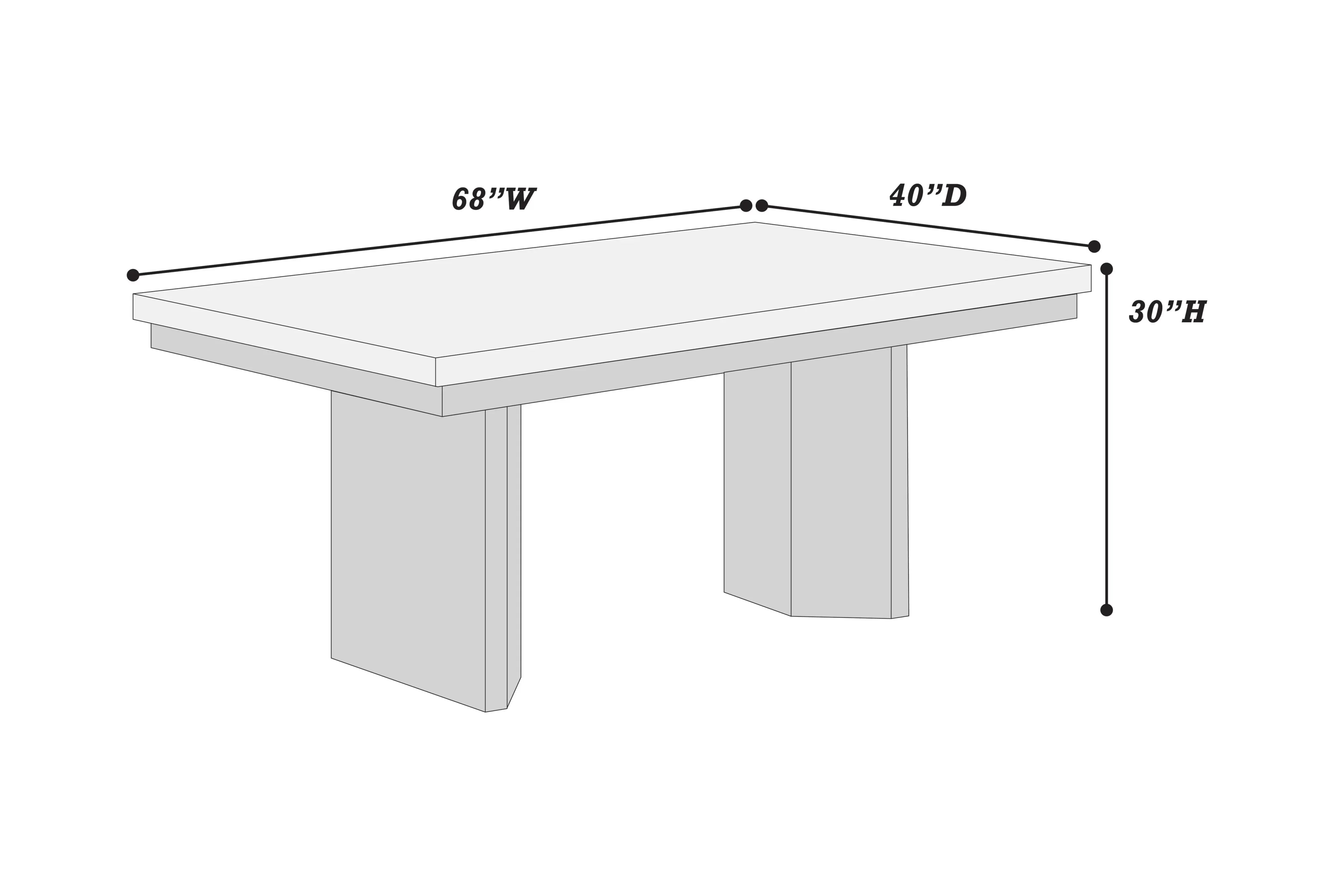 Dining Table || F2705