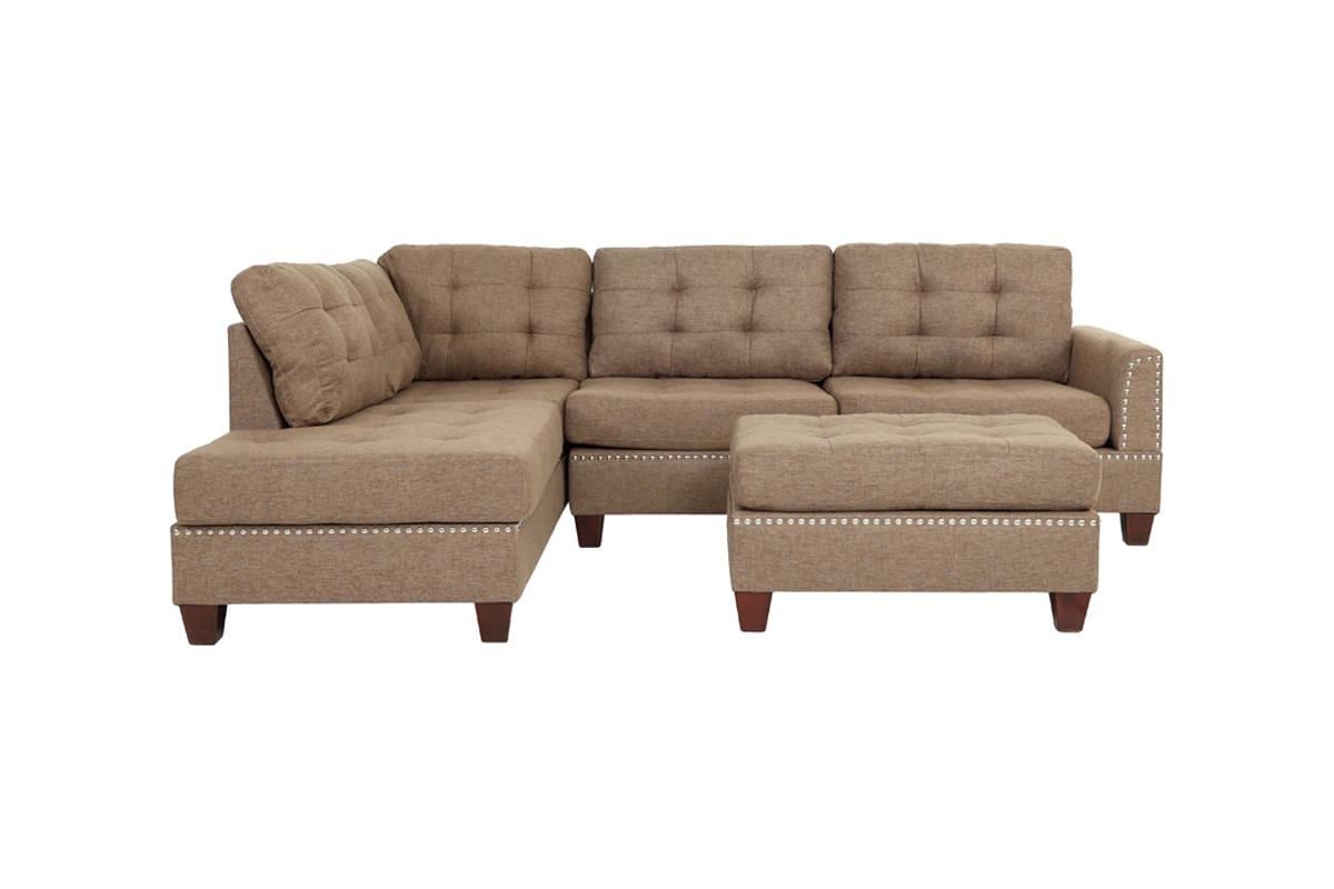 Reversible Sectional Set W/ Ottoman - F6504