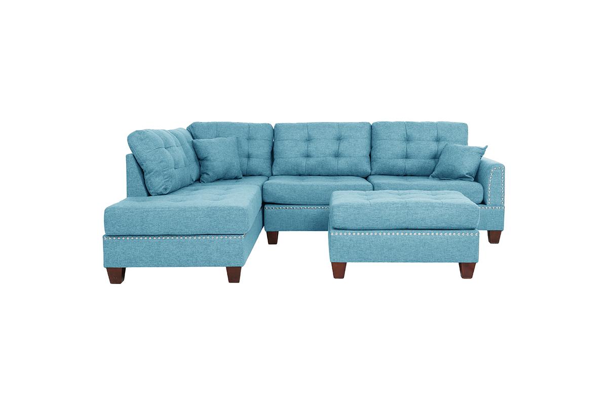 Reversible Sectional Set W/ Ottoman - F6505