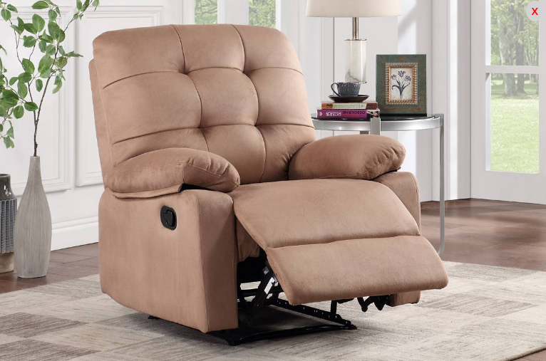 Plush Microfiber Recliner - F6621