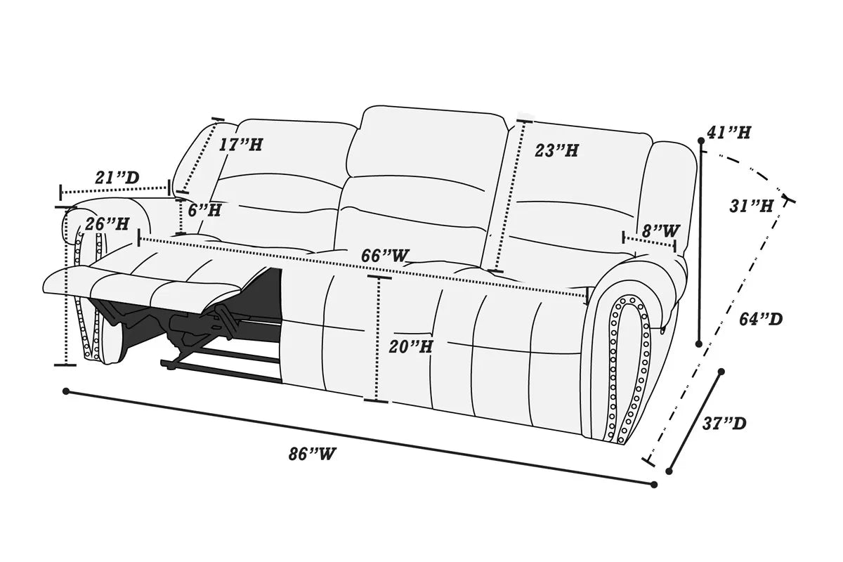 Motion Sofa ||  F6750 / F6754