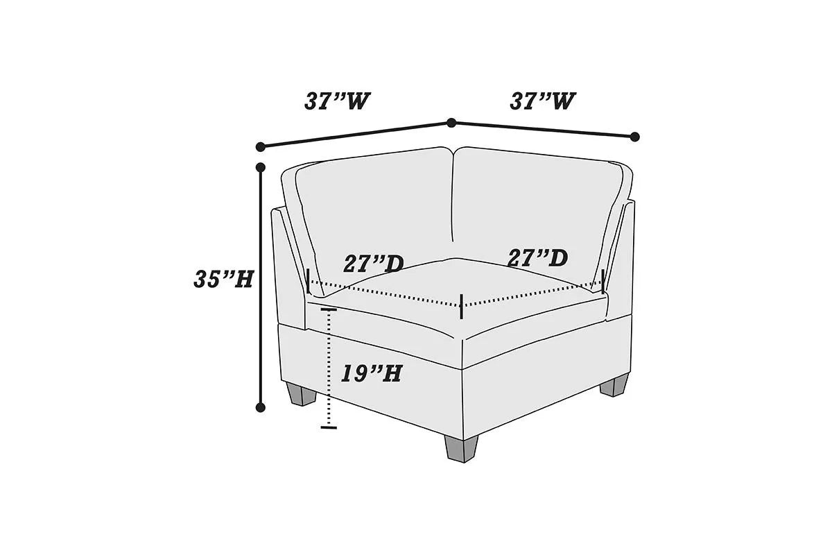 Corner Wedge ||  F6817