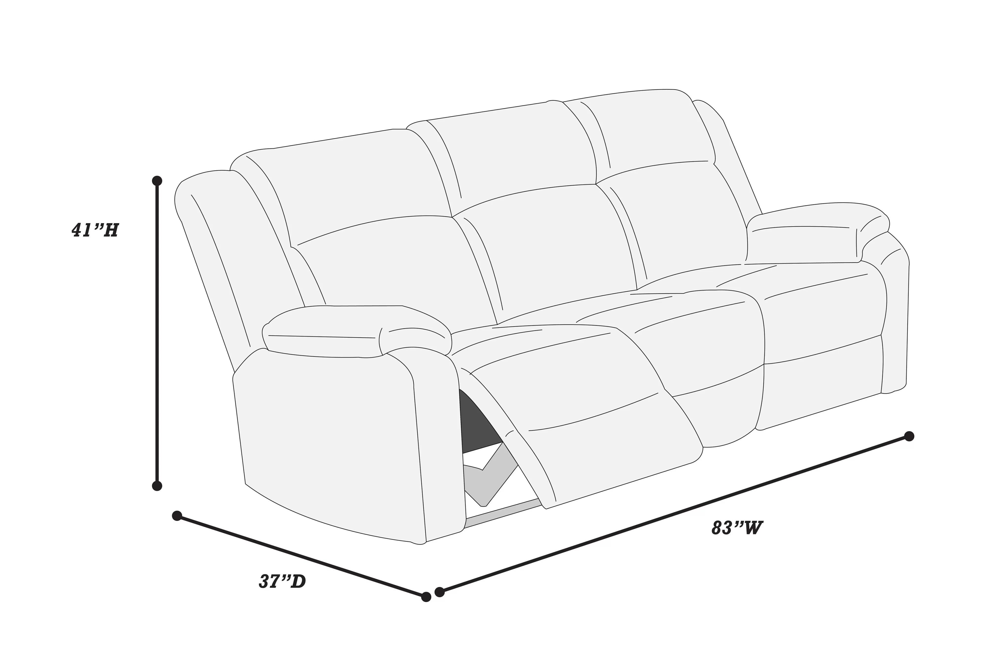Motion Sofa ||  F8123/ F8126
