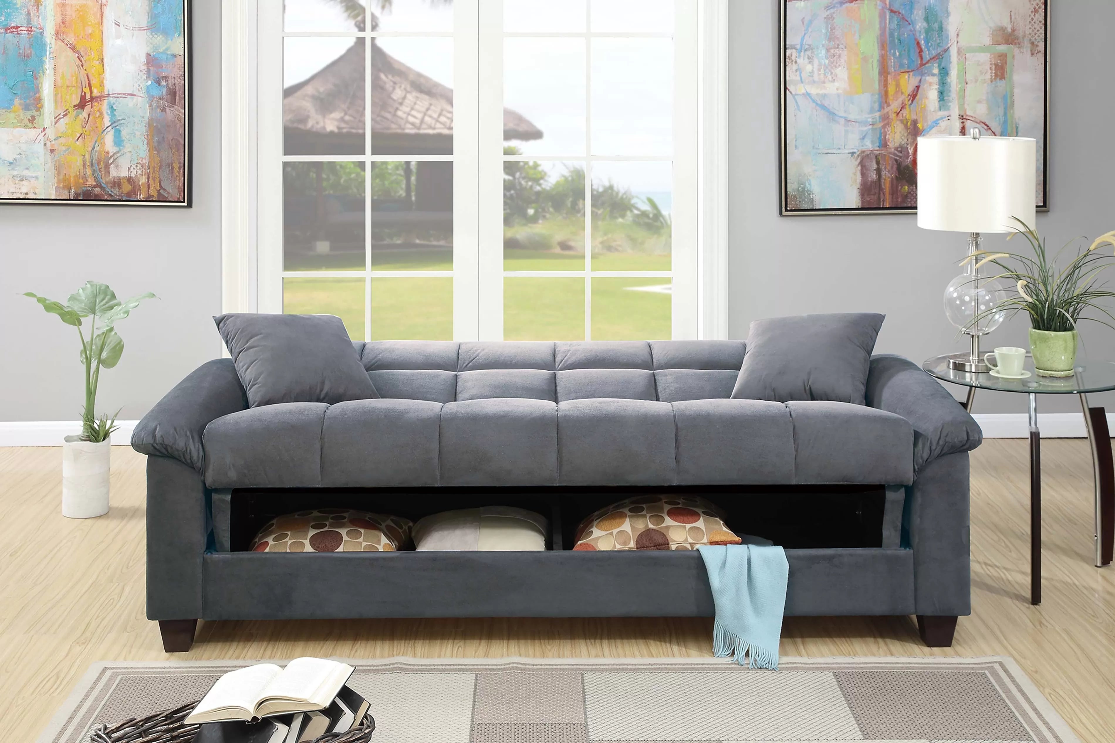 Convertible Sofa with 2 Accent Pillows || F7888 / F7889 / F8500