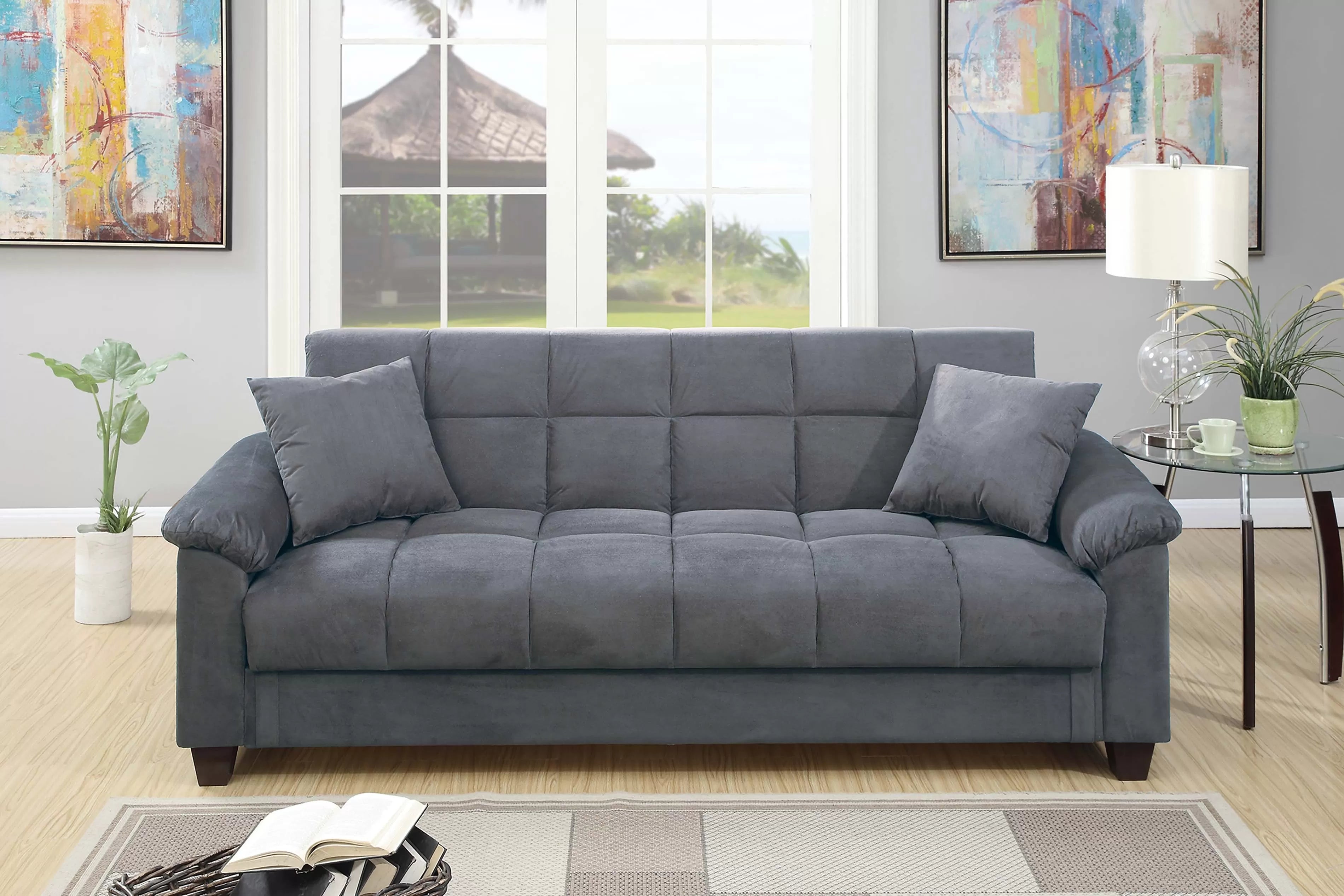 Convertible Sofa with 2 Accent Pillows || F7888 / F7889 / F8500