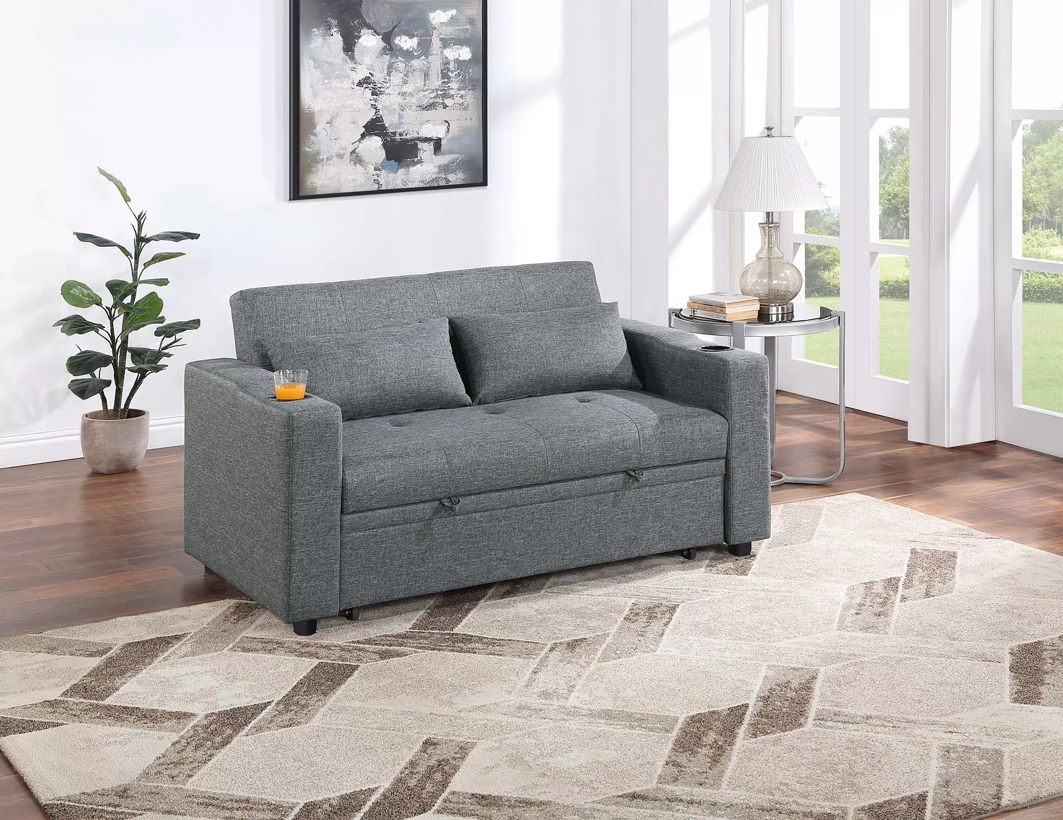 Convertible Sofa with 2 Accent Pillows || F8533 / F8534 / F8567
