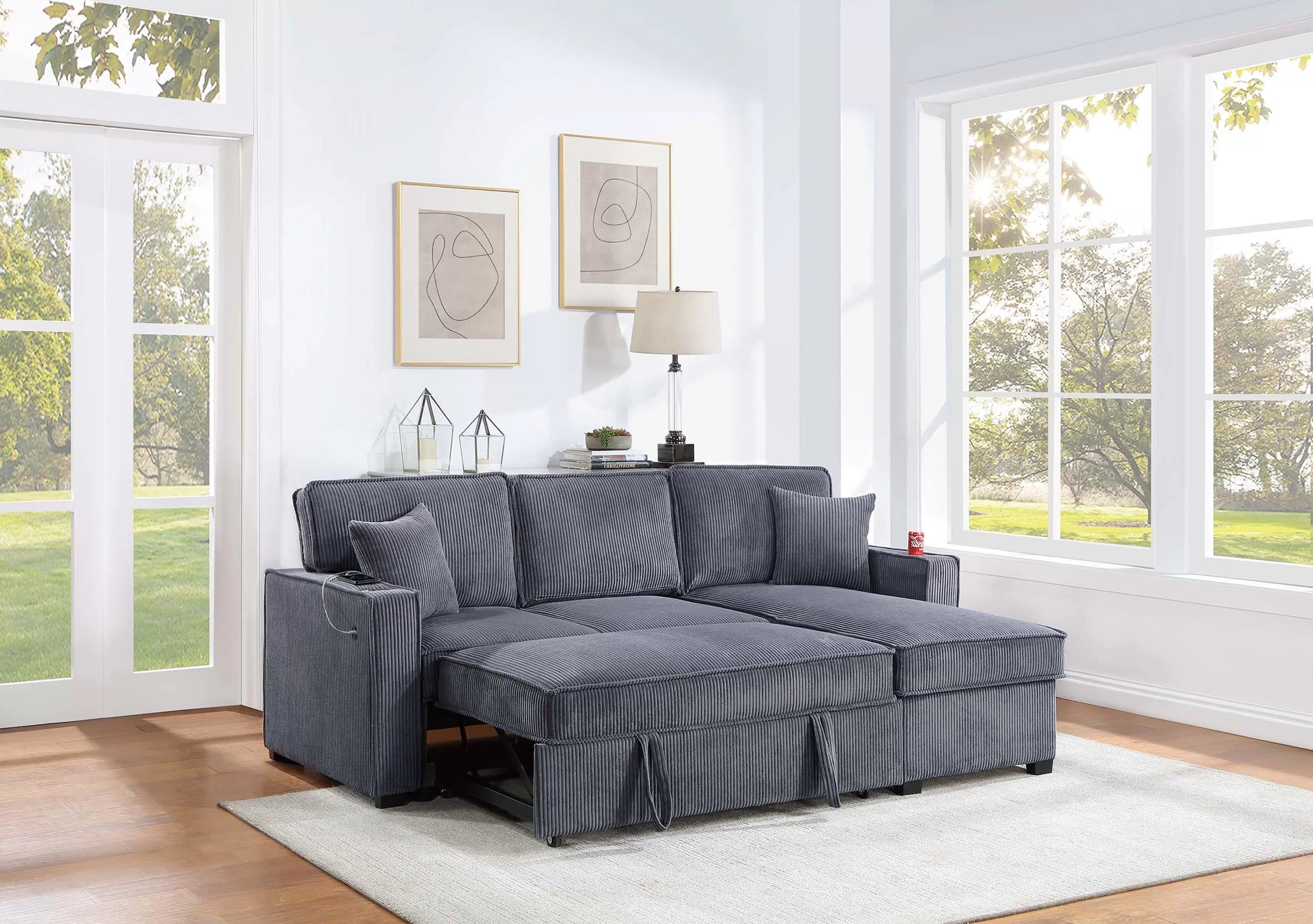 Convertible Sectional || F8543/ F8544