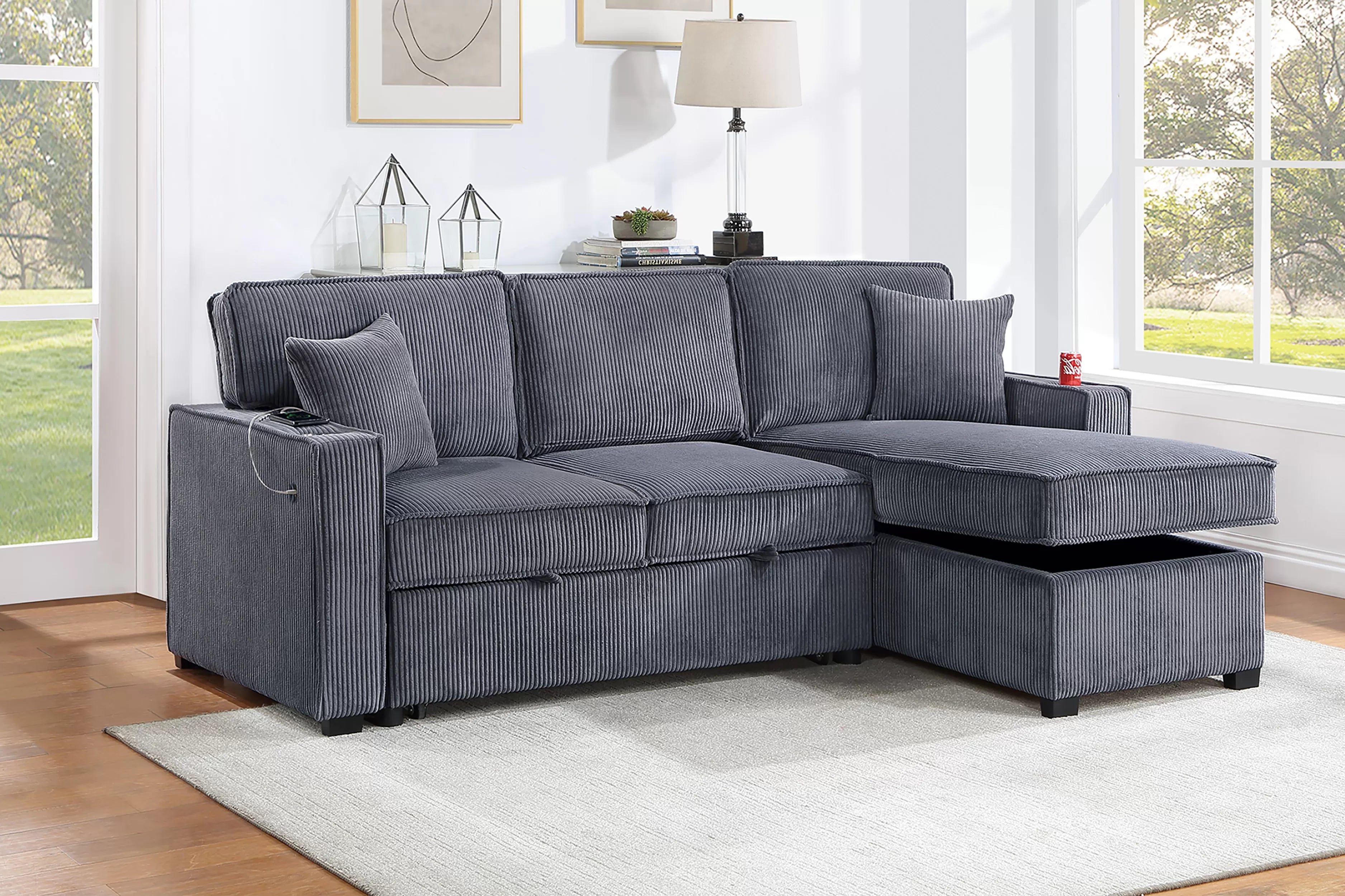 Convertible Sectional || F8543/ F8544