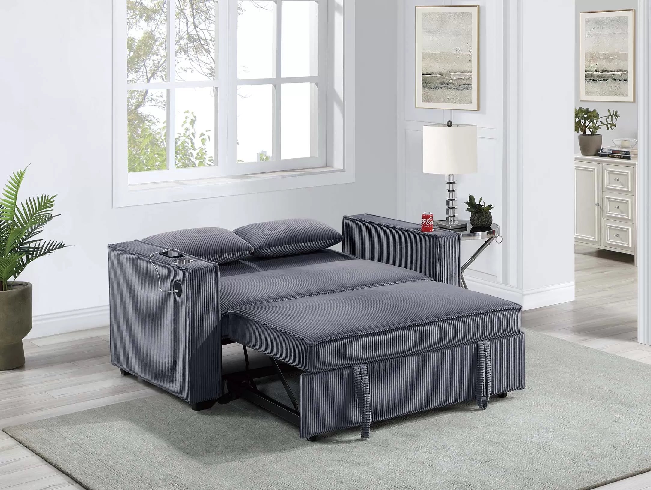 Convertible Sofa with 2 Accent Pillows || F8547 / F8548 / F8568
