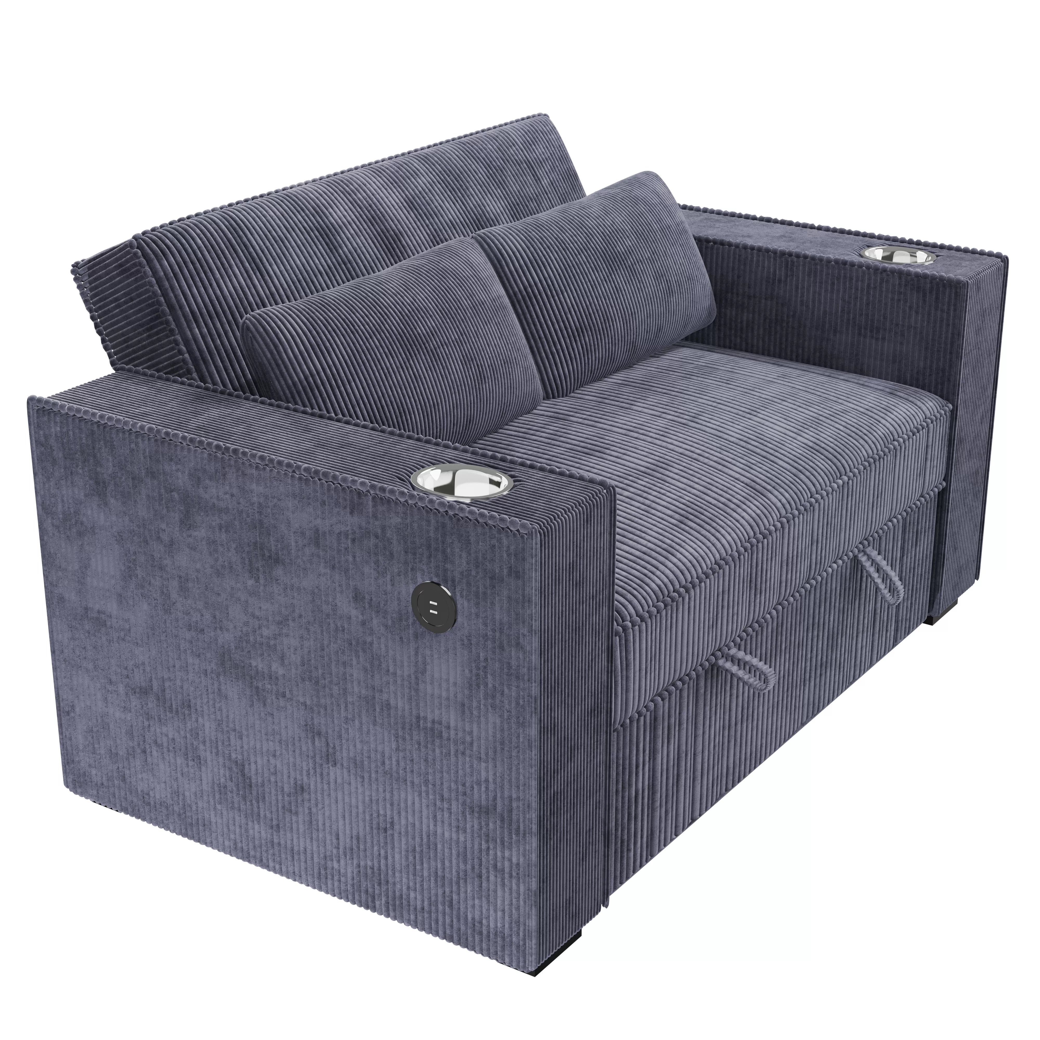Convertible Sofa with 2 Accent Pillows || F8547 / F8548 / F8568