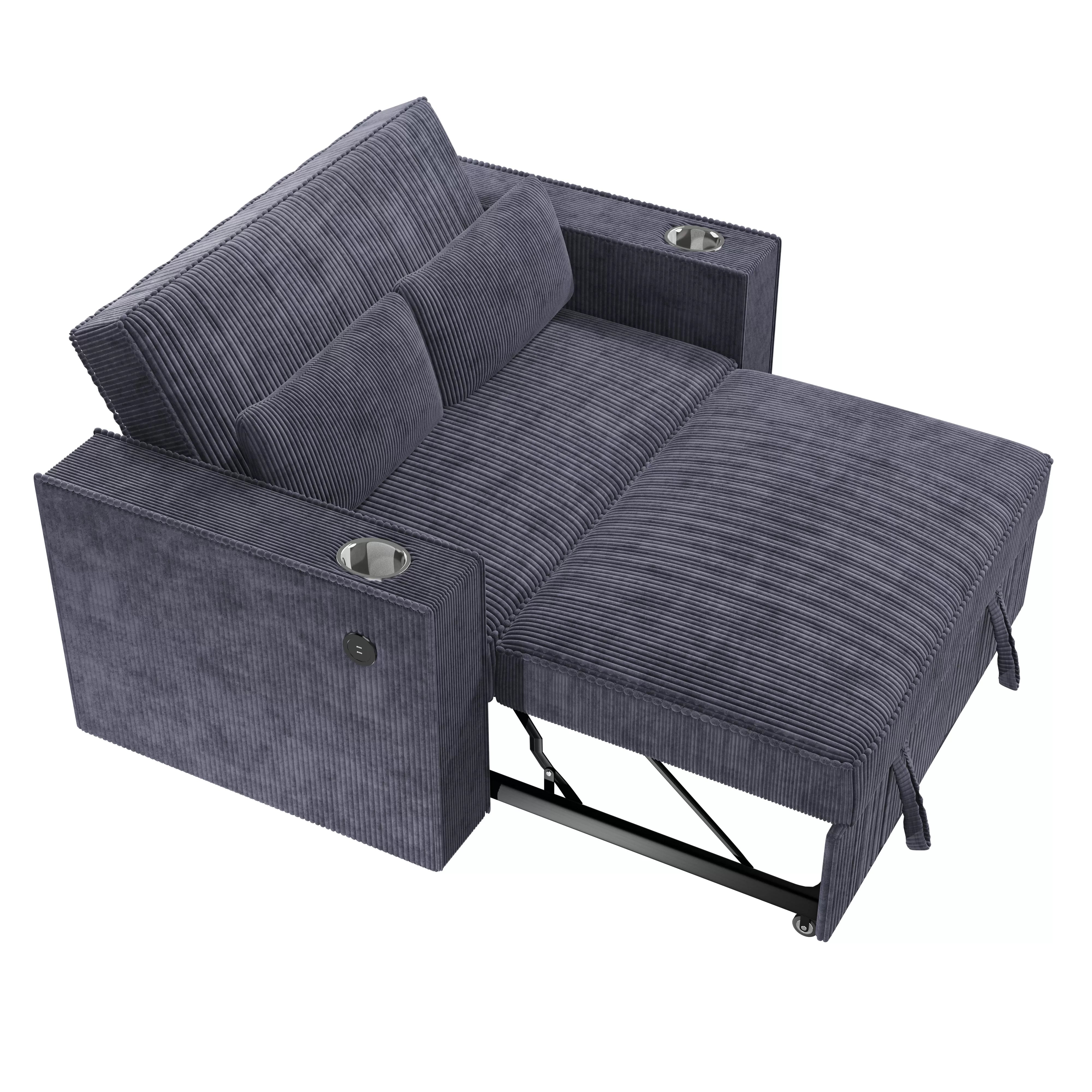 Convertible Sofa with 2 Accent Pillows || F8547 / F8548 / F8568