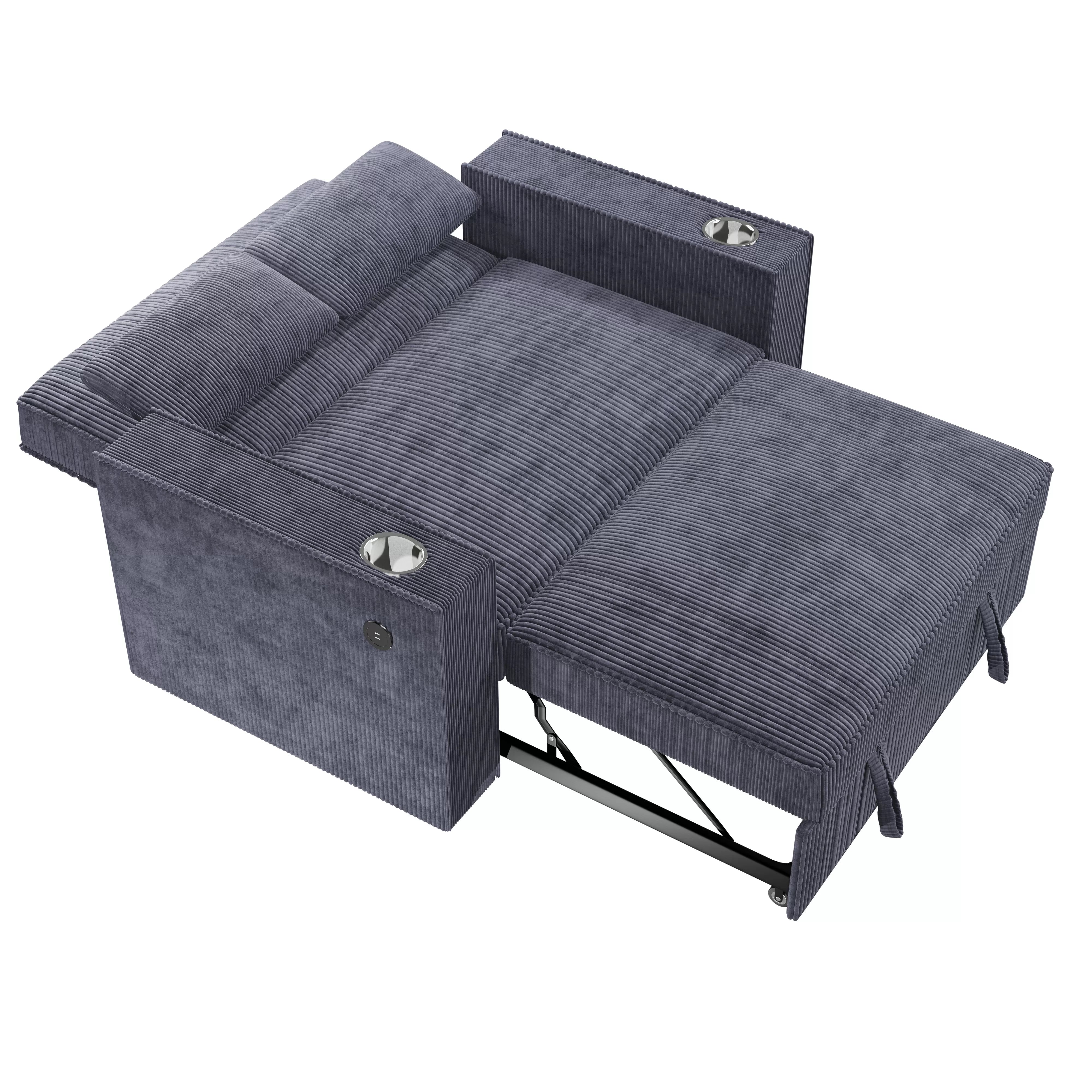 Convertible Sofa with 2 Accent Pillows || F8547 / F8548 / F8568
