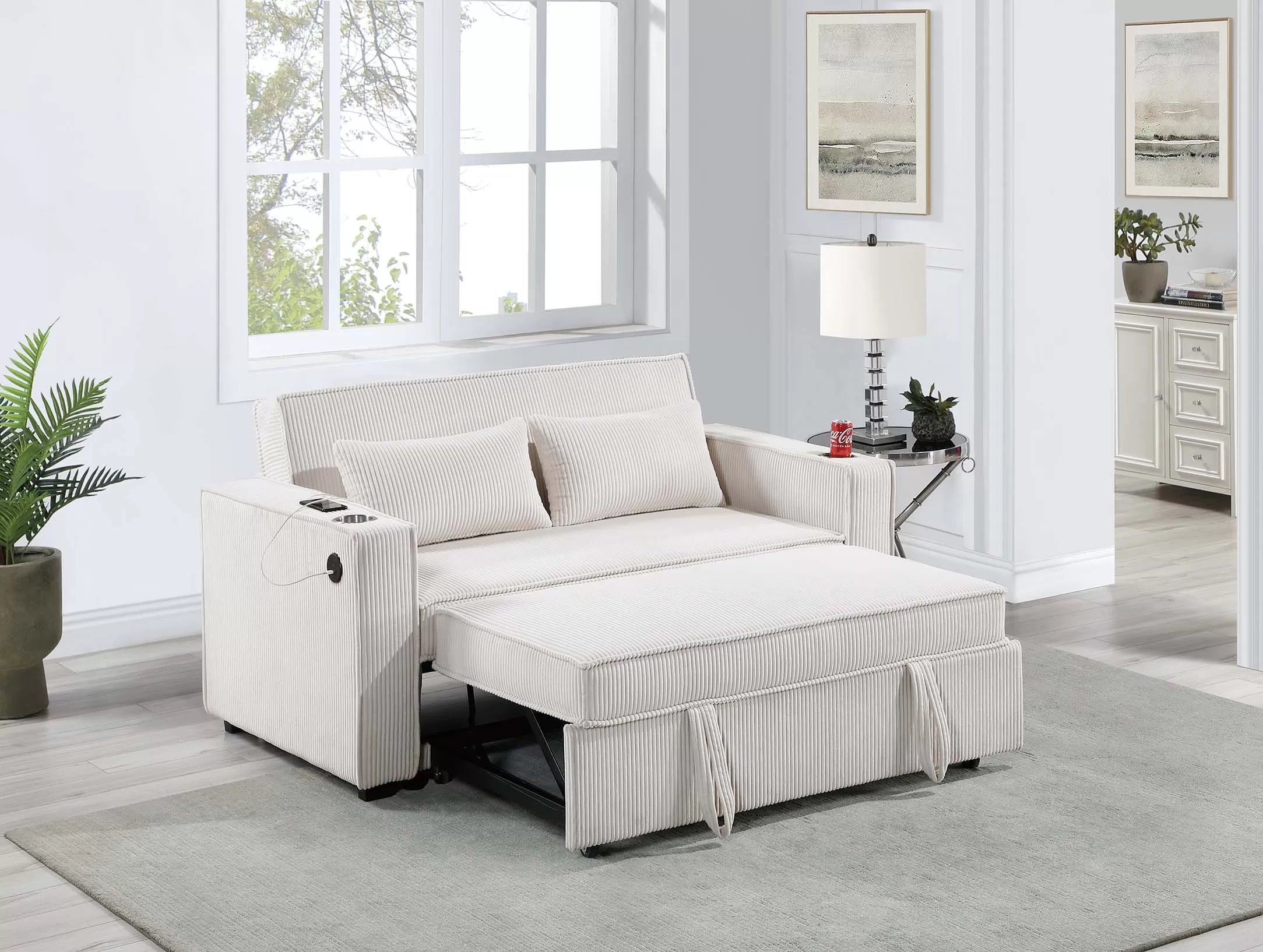 Convertible Sofa with 2 Accent Pillows || F8547 / F8548 / F8568
