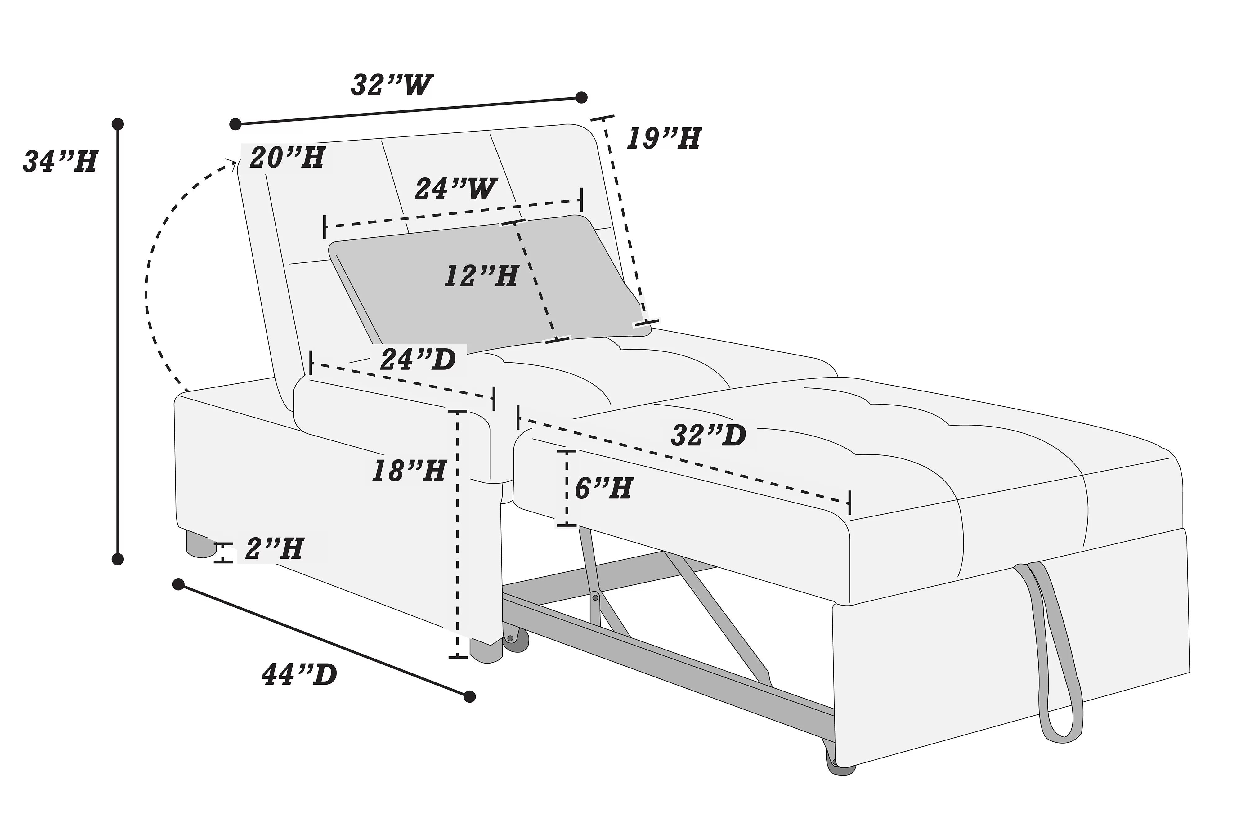 Convertible Sofa || F8549 / F8532