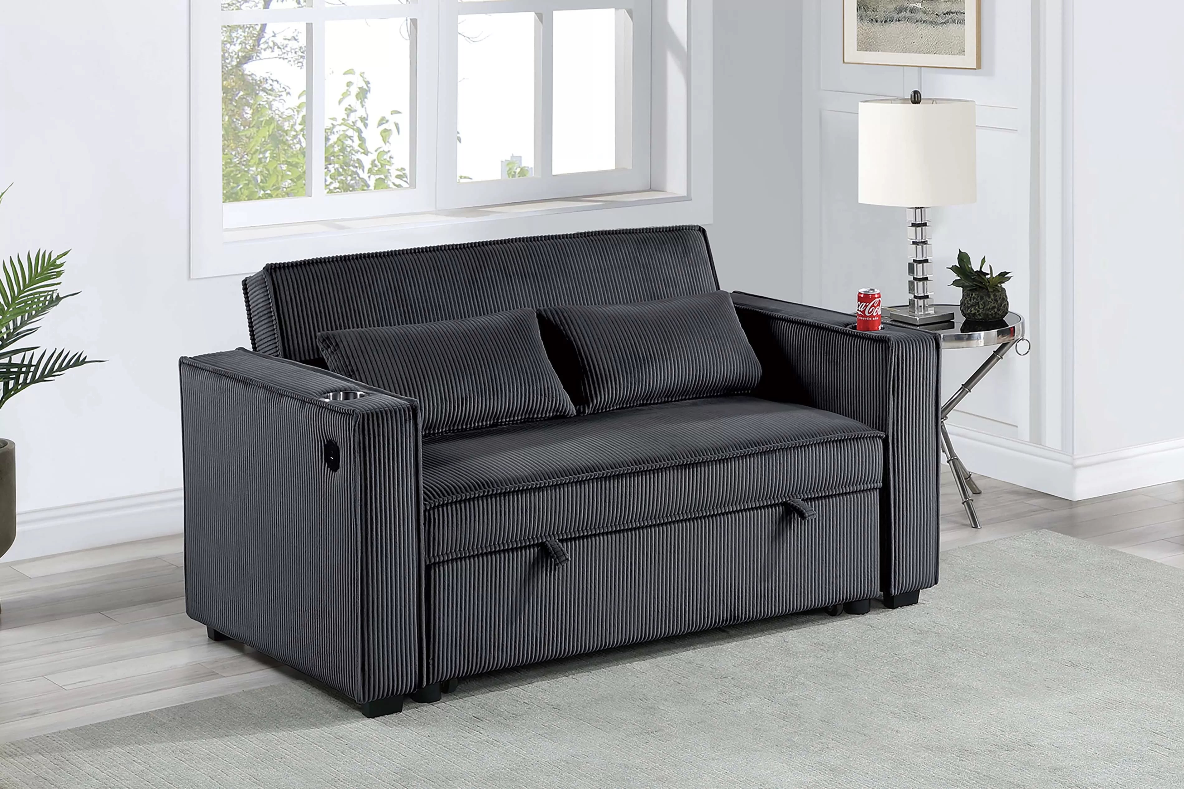 Convertible Sofa with 2 Accent Pillows || F8547 / F8548 / F8568