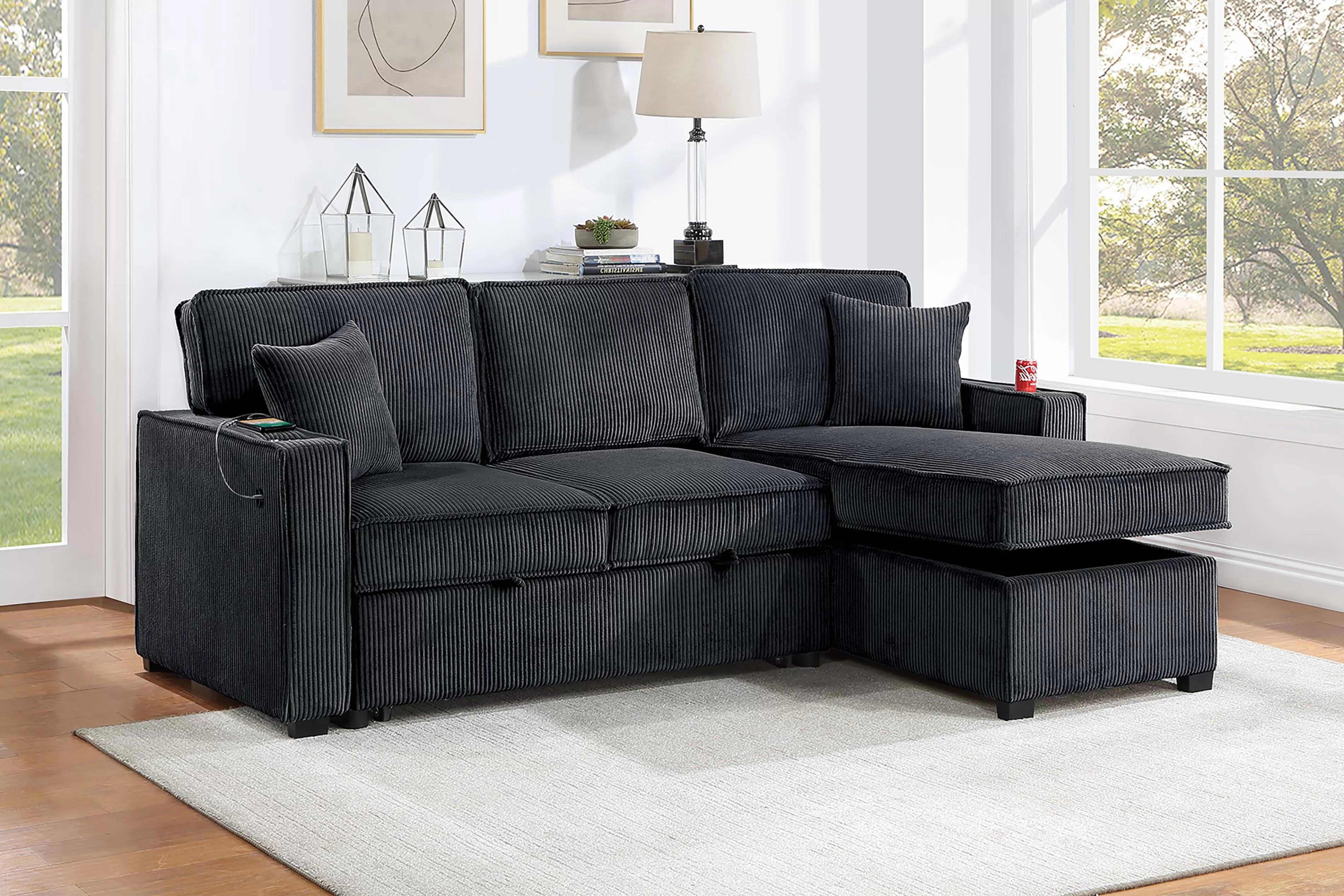 Convertible Sectional || F8572/ F8573 Convertible Sectional || F8572/ F8573