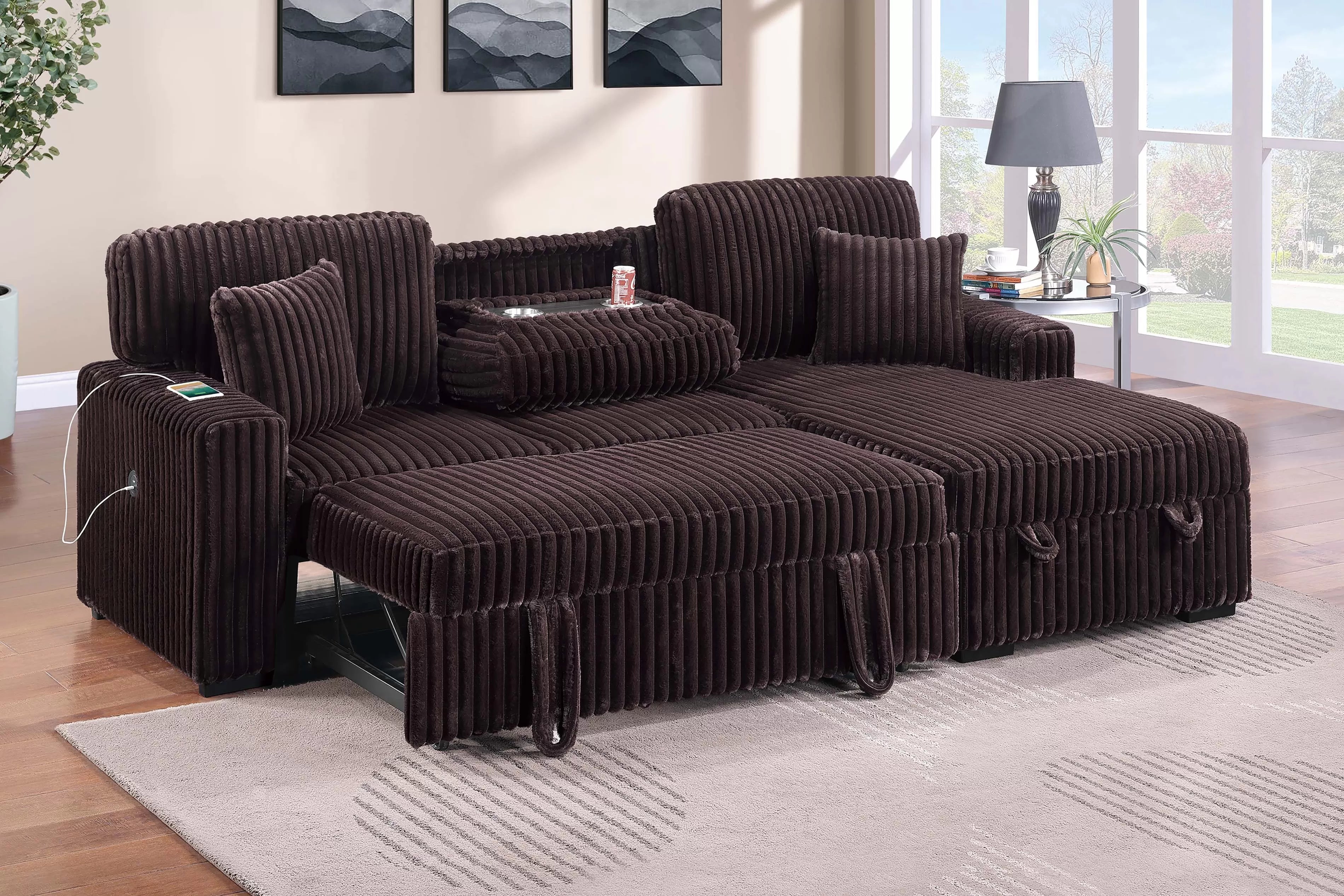 Convertible Sectional || F8574/ F8575