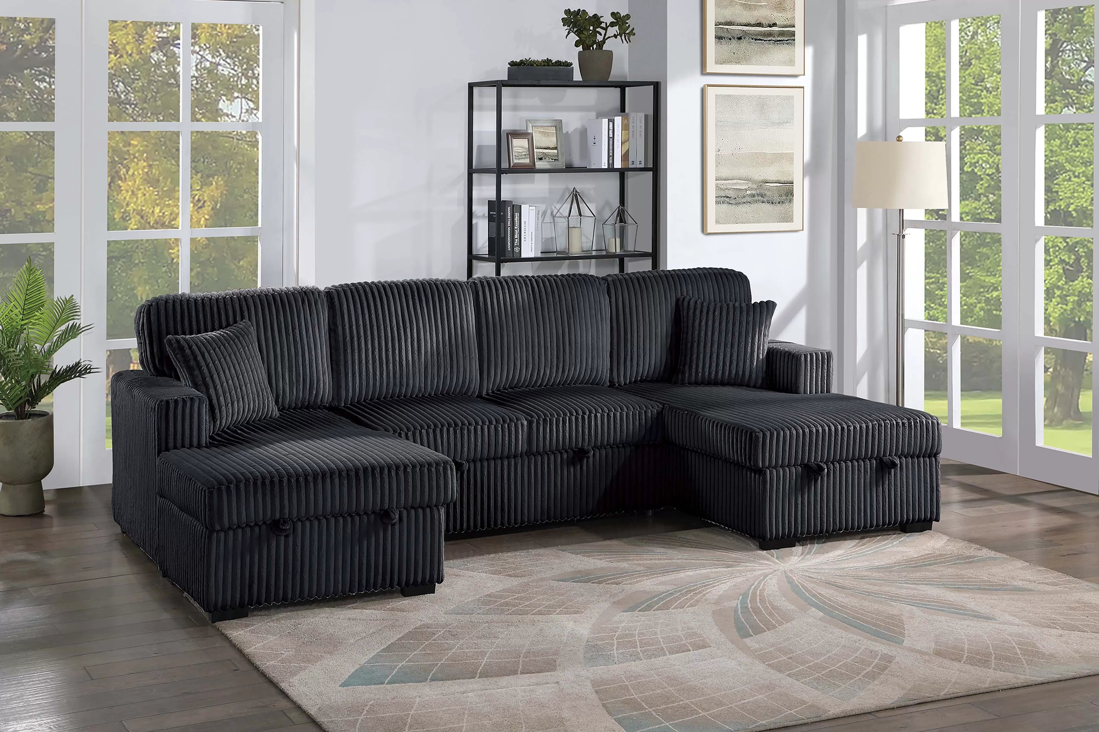 3-Piece Convertible Sectional || F8578 / F8579