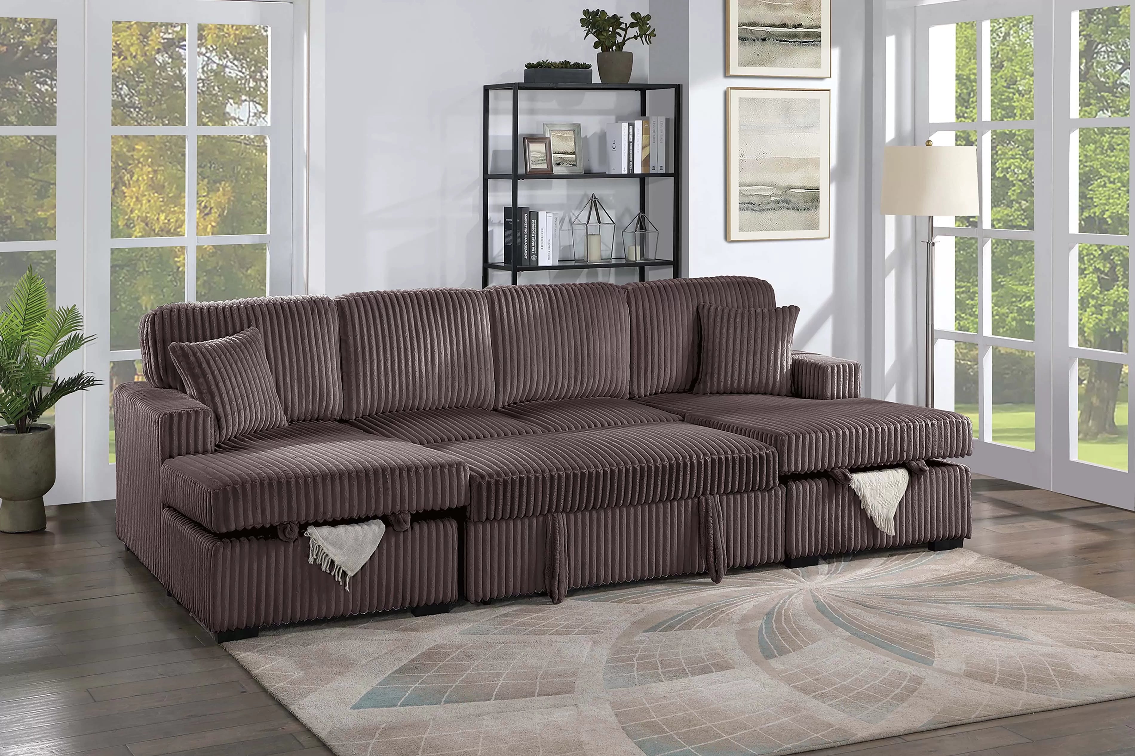 3-Piece Convertible Sectional || F8578 / F8579