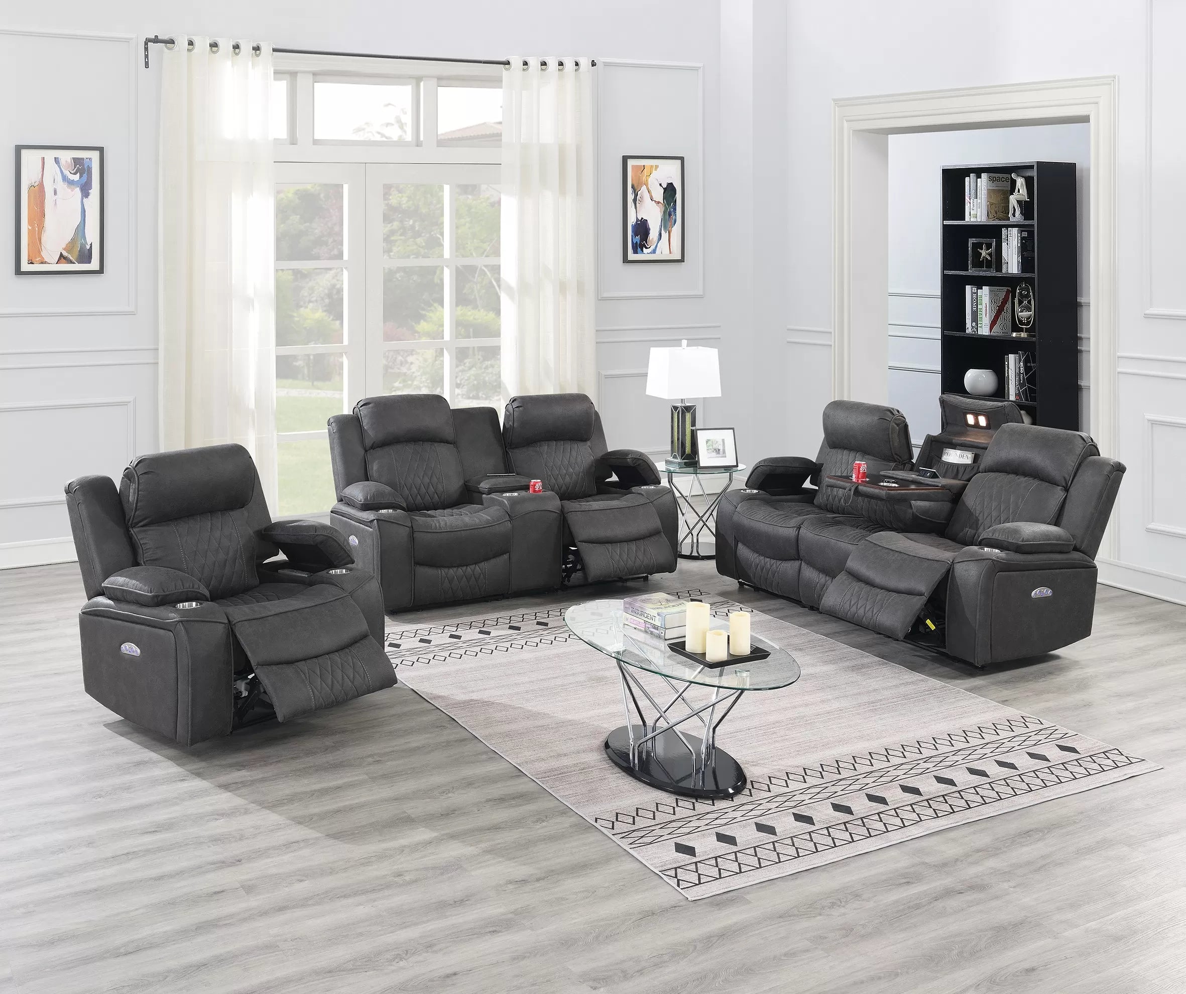 Power Reclining Loveseat ||  F86402 / F86405