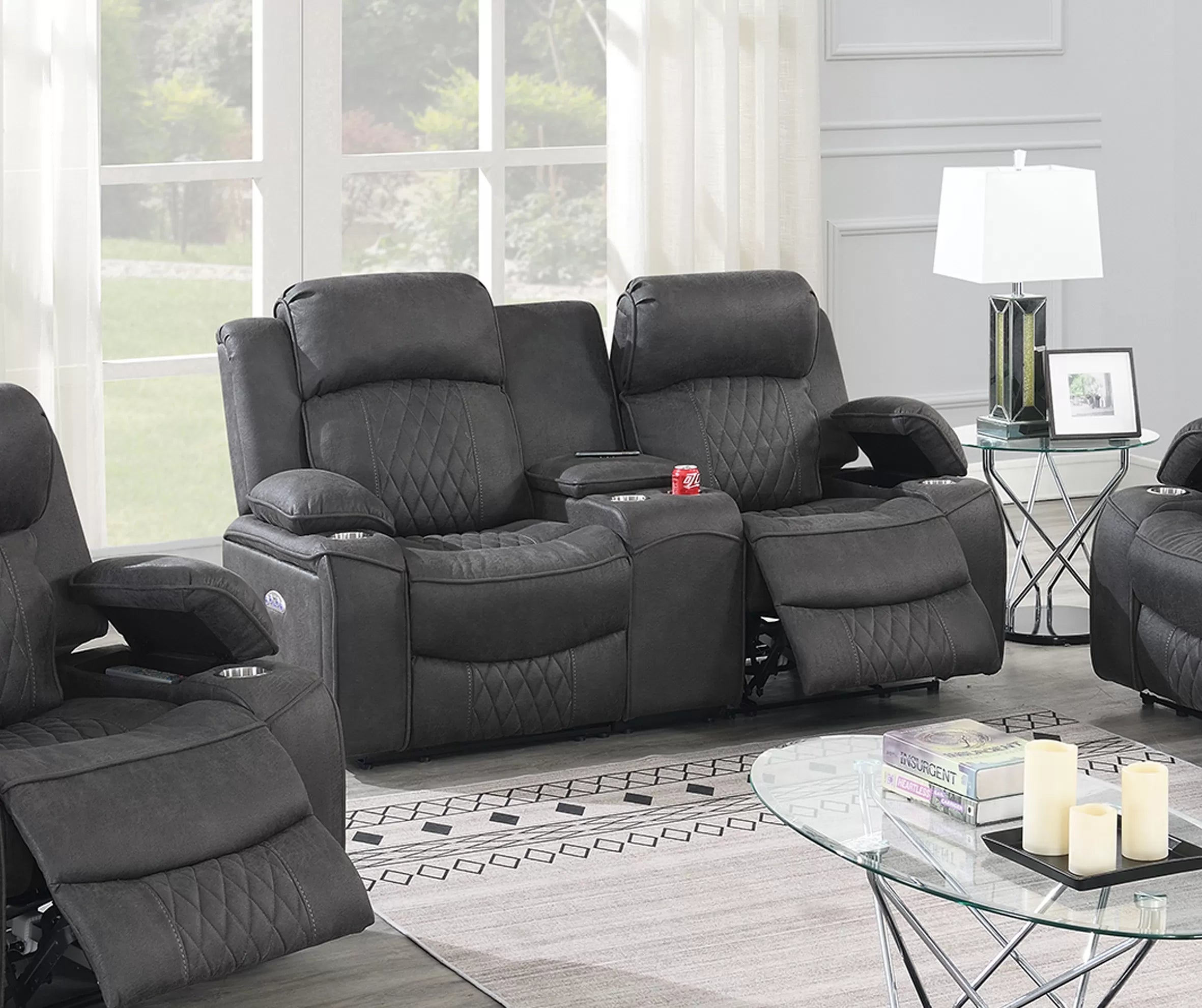Power Reclining Loveseat ||  F86402 / F86405