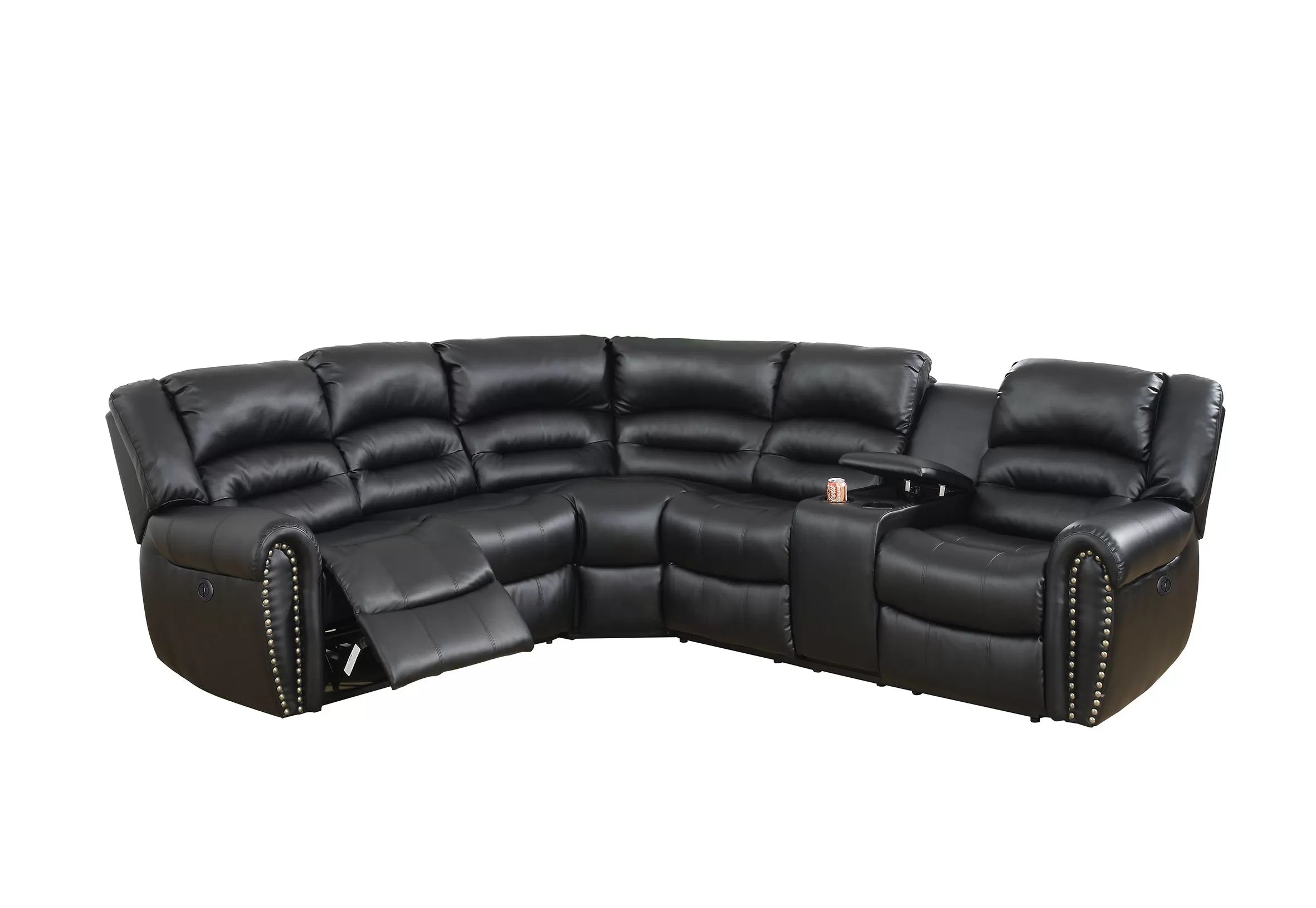 Power Reclining Sectional || F86612