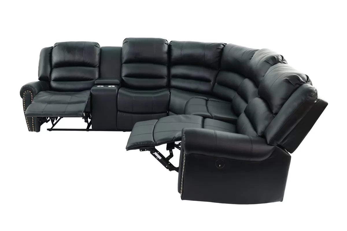 Power Reclining Sectional || F86612
