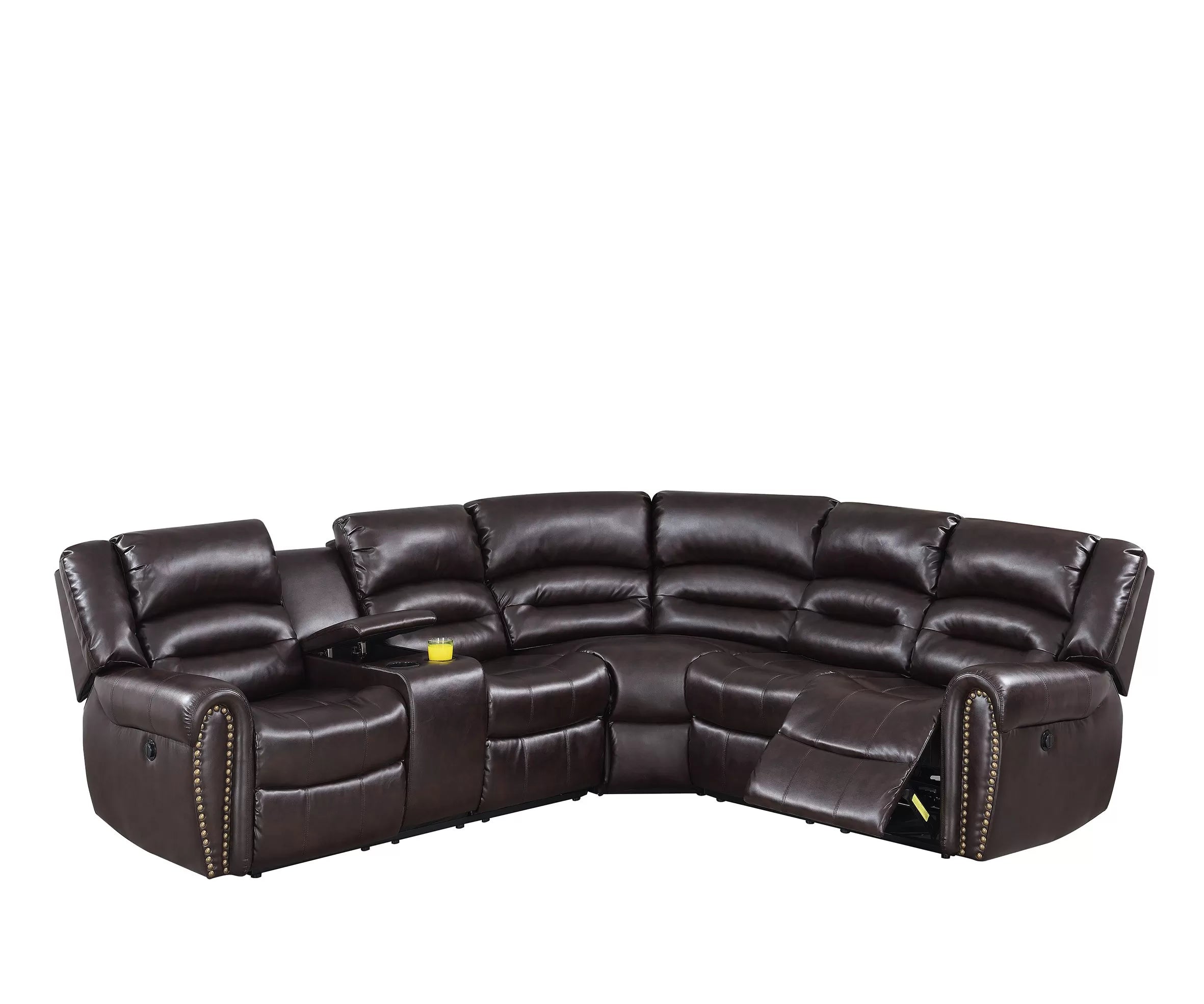 Power Reclining Sectional || F86613